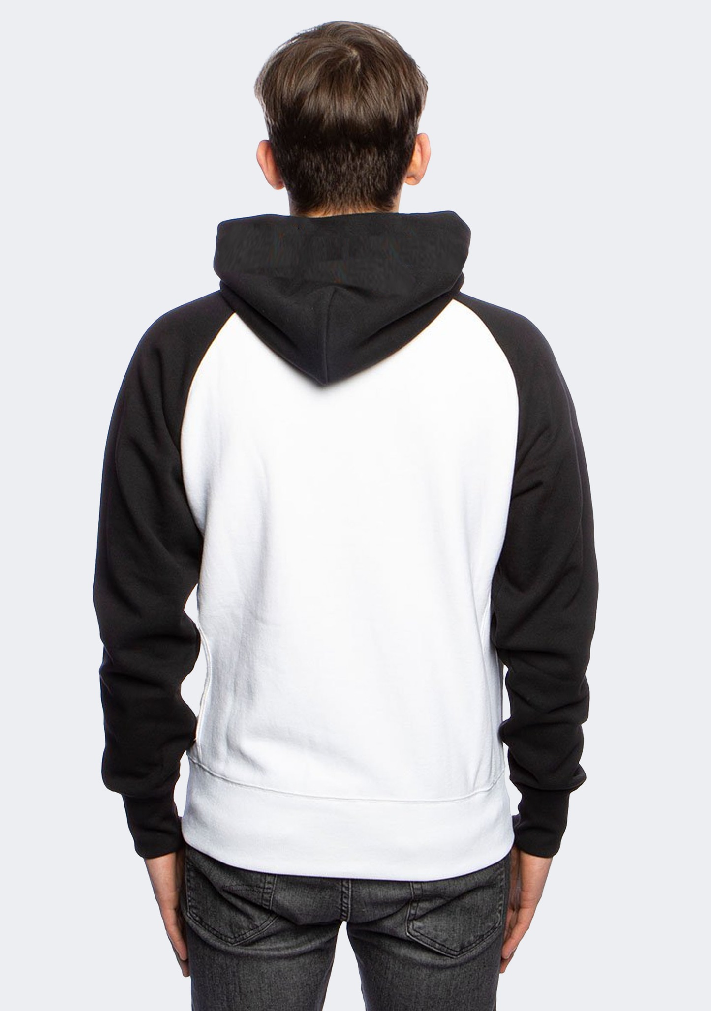 Champion Mens Lightweight Terry Colour Block Hoodie