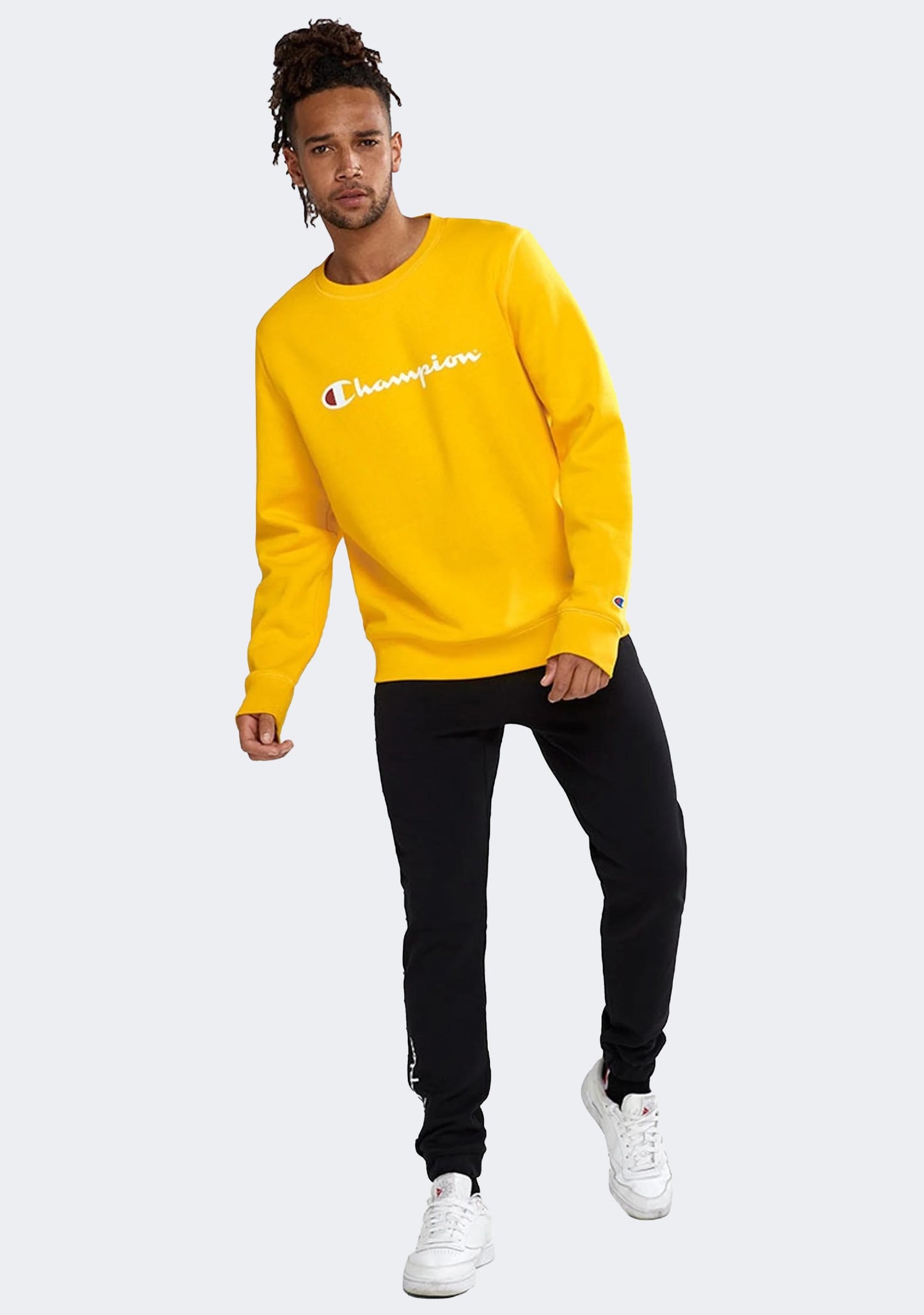 Champion Men’s Script Crew Mango