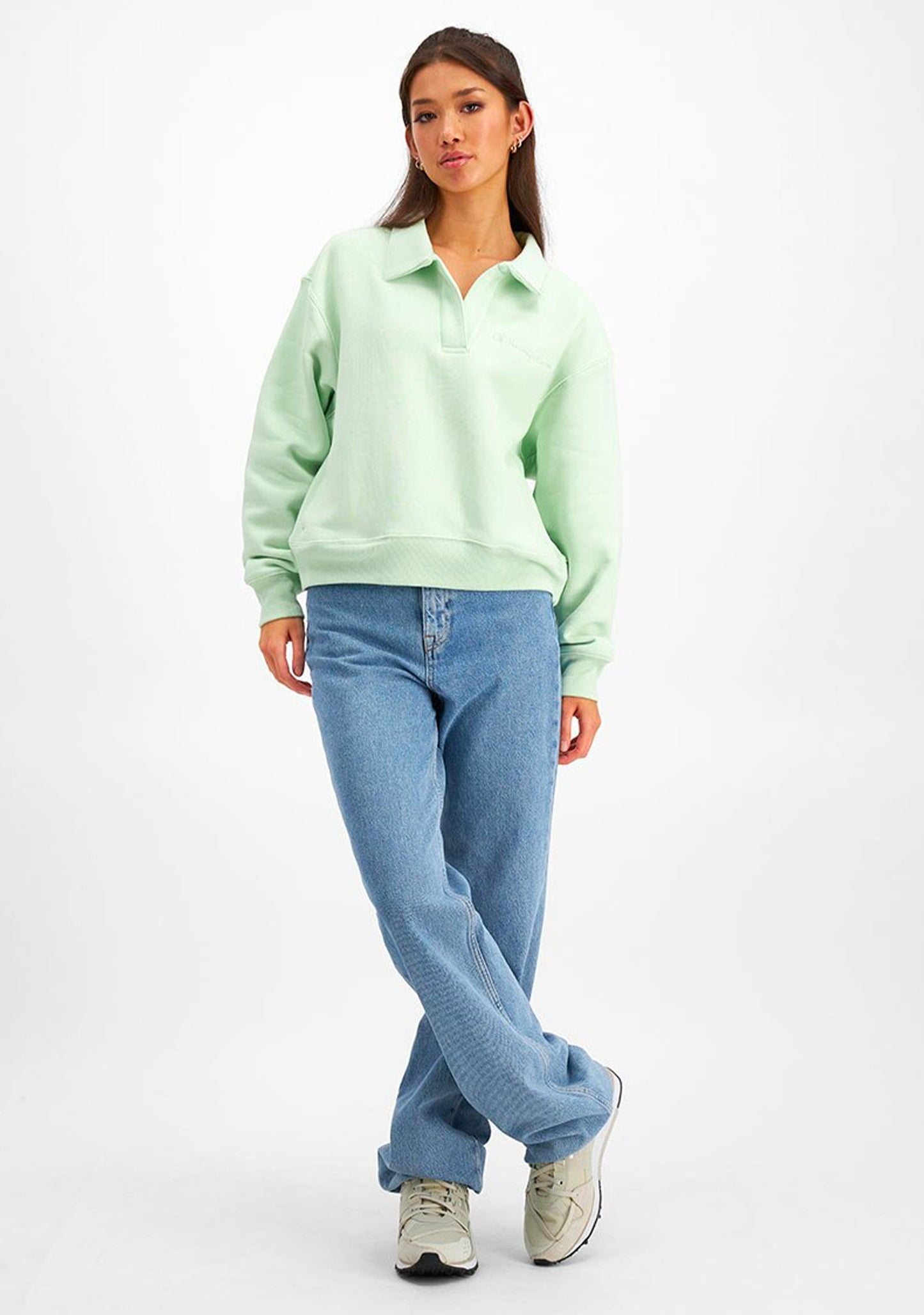 Champion Women's Reverse Weave Collared Crew