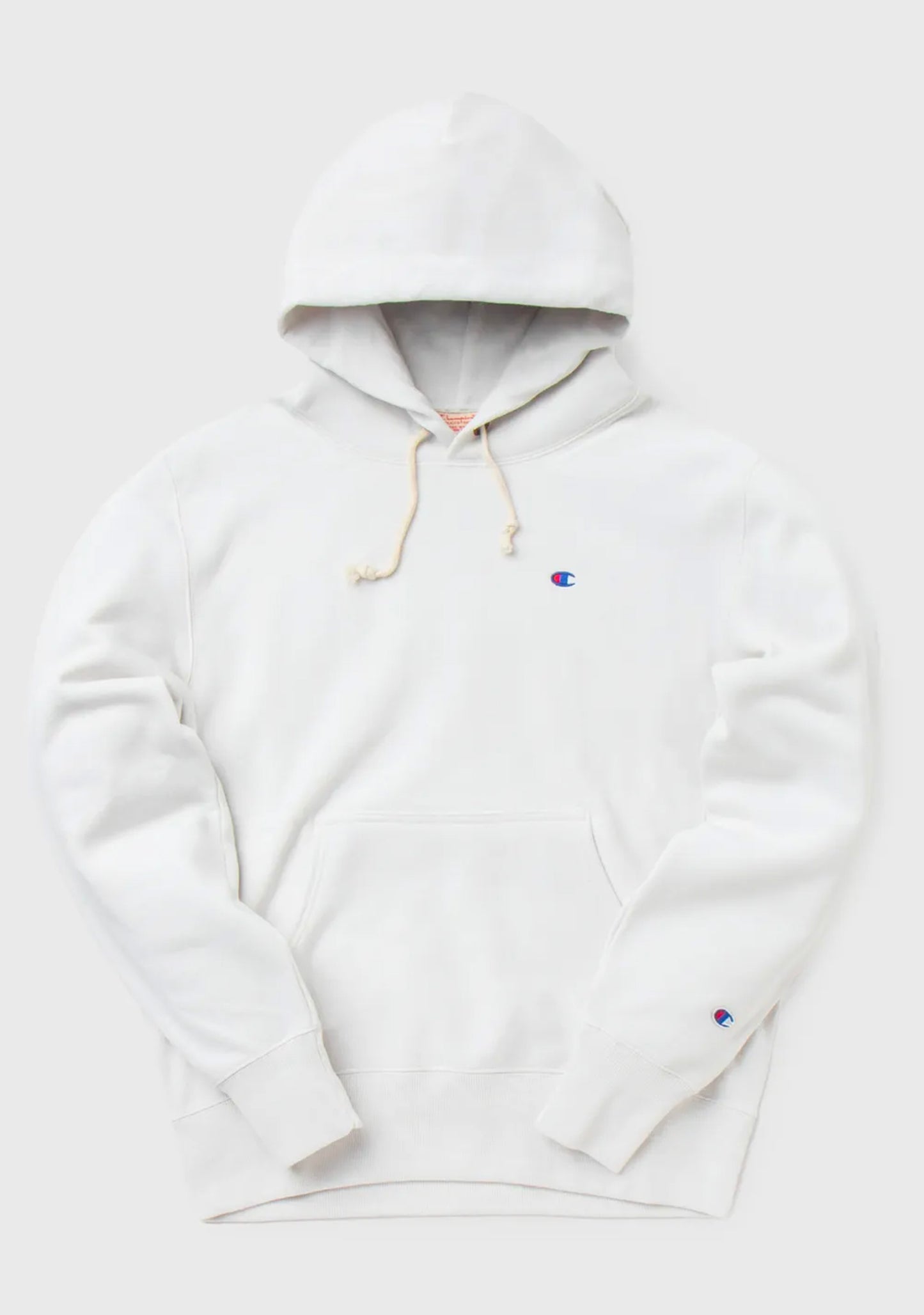 Champion Women’s Reverse Weave C Logo Regular Fit Hoodie White