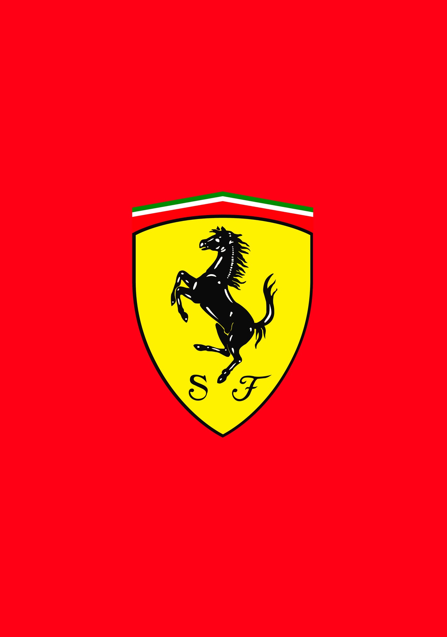 Puma Men's Scuderia Ferrari Race Coloured Big Shield T-Shirt