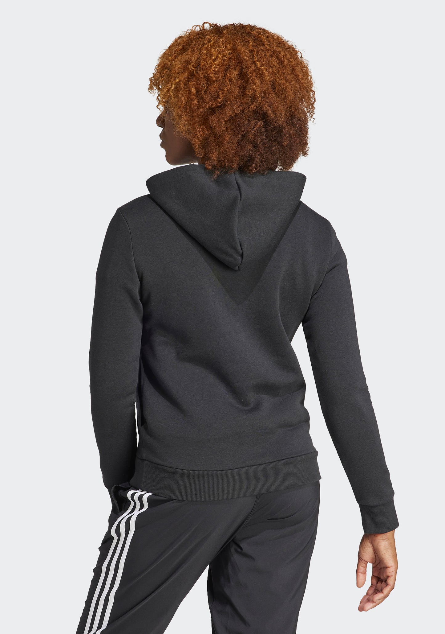Adidas Women's Essentials Relaxed Logo Hoodie Black