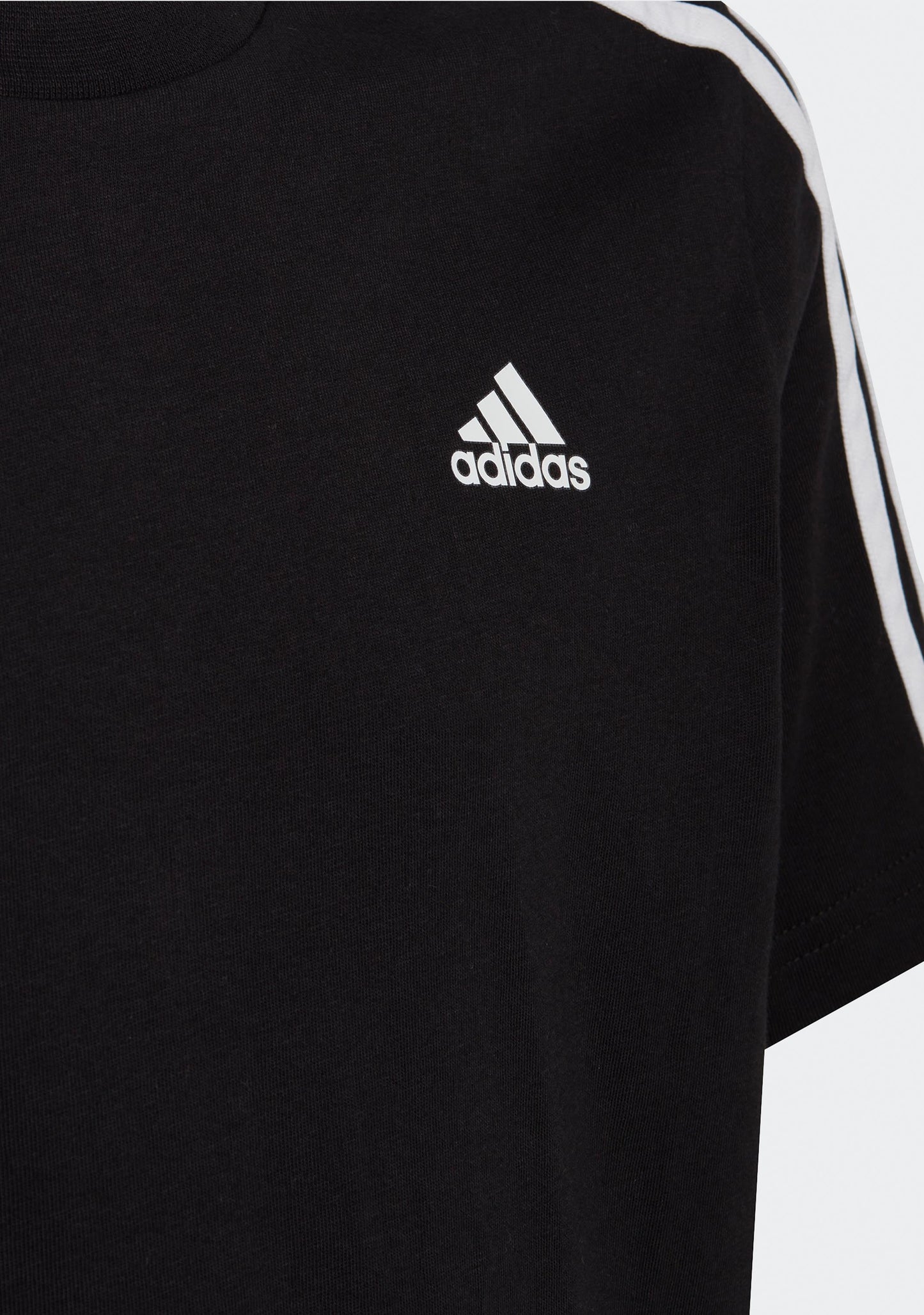 Adidas Kids’ Essentials 3-Stripes Cotton Tee
