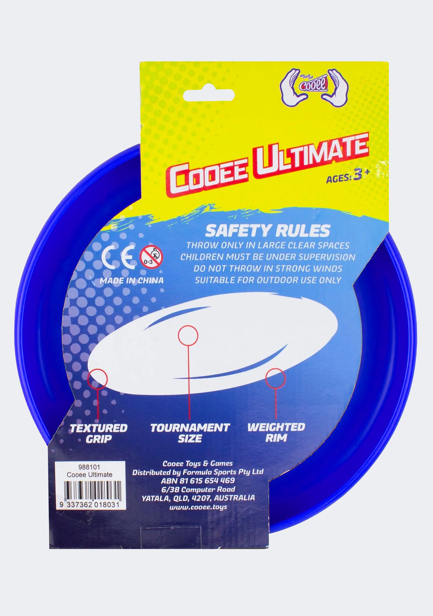 Cooee Ultimate Flying Disc Blue