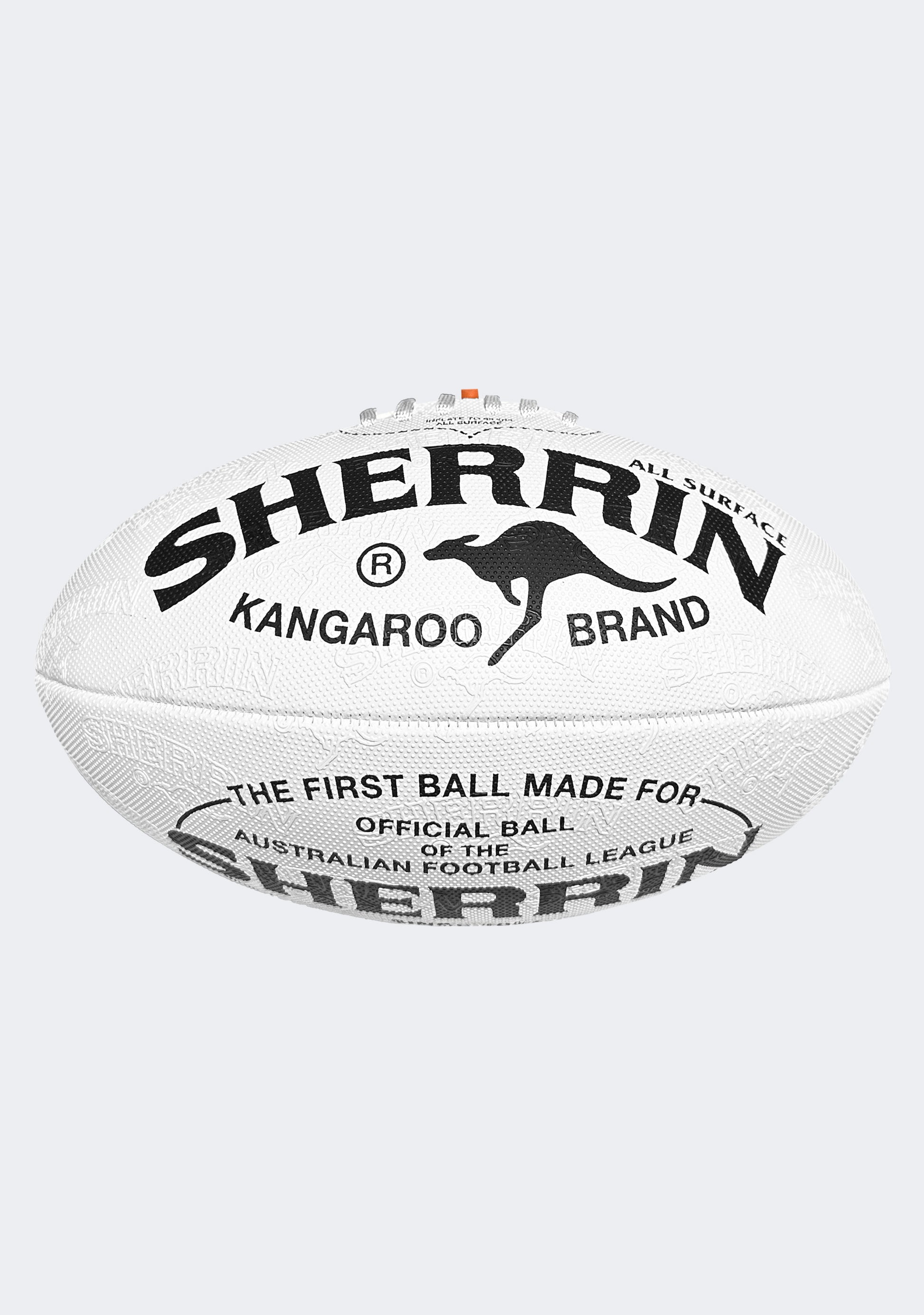 Sherrin KB Match All Surface AFL Ball White