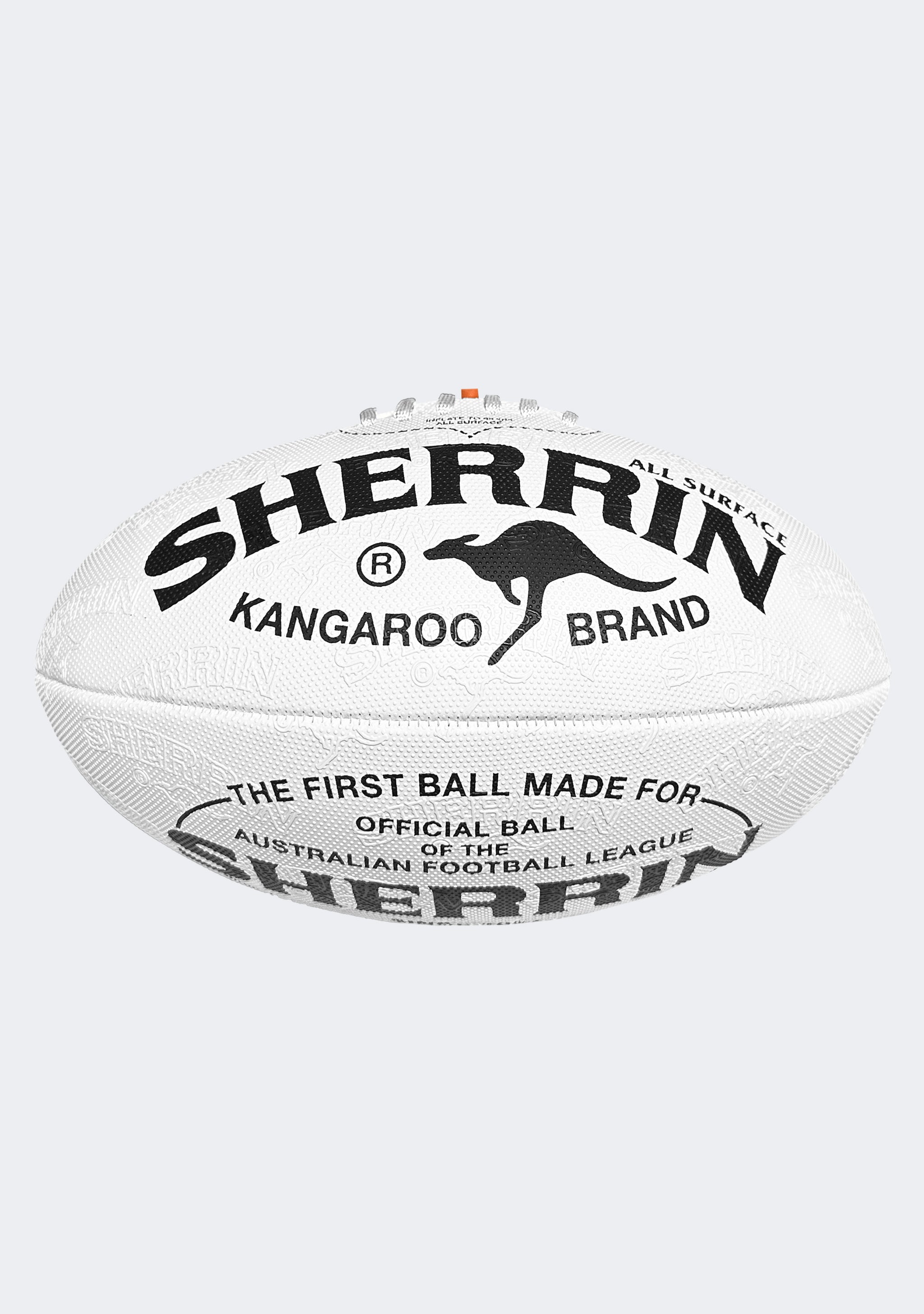 Sherrin KB Match All Surface AFL Ball White