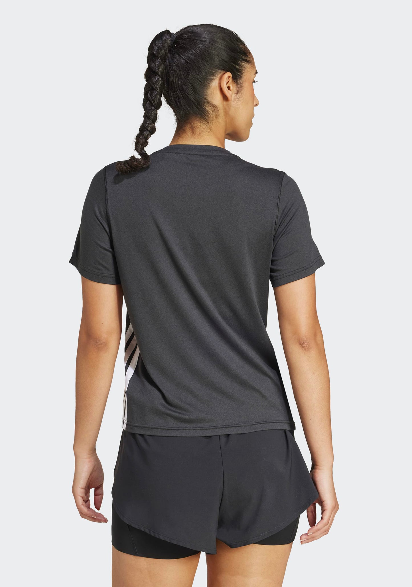 Adidas Women's Train Essentials 3-Stripes Crew Neck Tee
