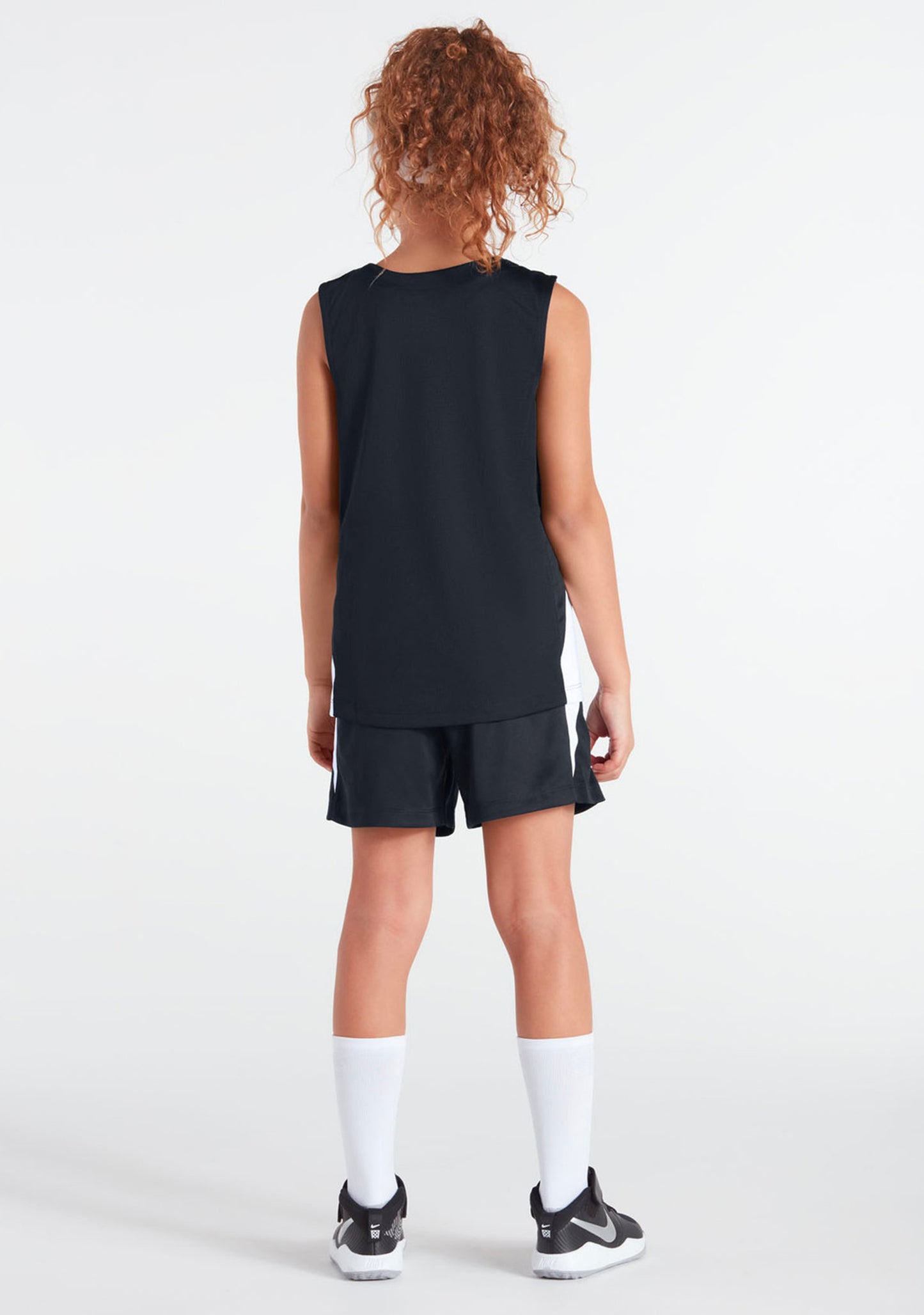 Nike Kids' Team Basketball Training Jersey - Black/White