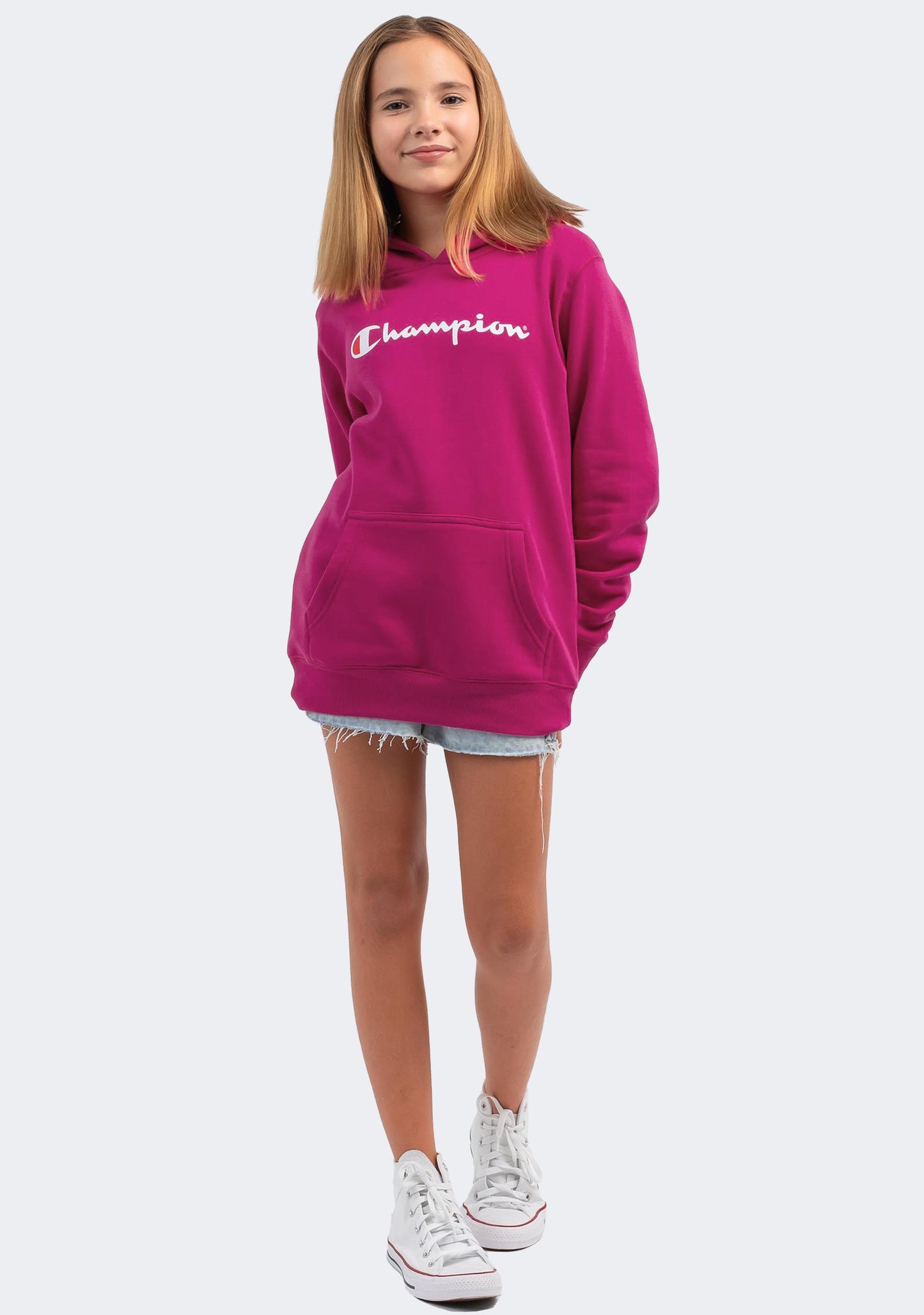 Champion Junior Script Hoodie