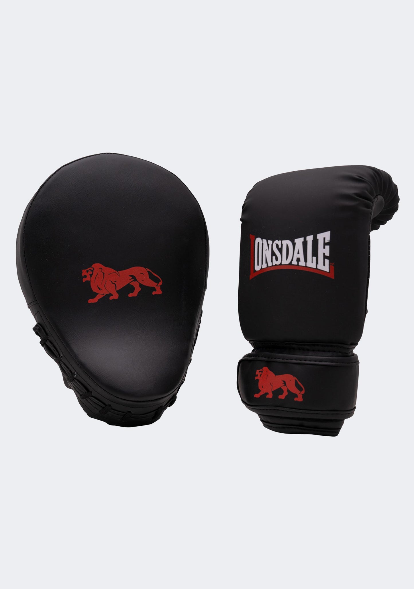 Lonsdale Bag Glove and Mitt Combo