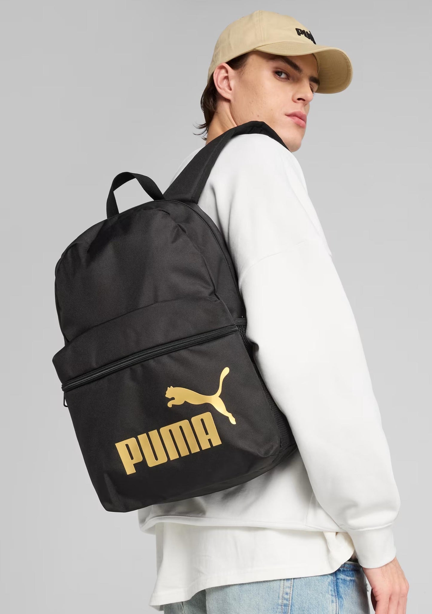 Puma Phase Backpack Black/Gold - 22L