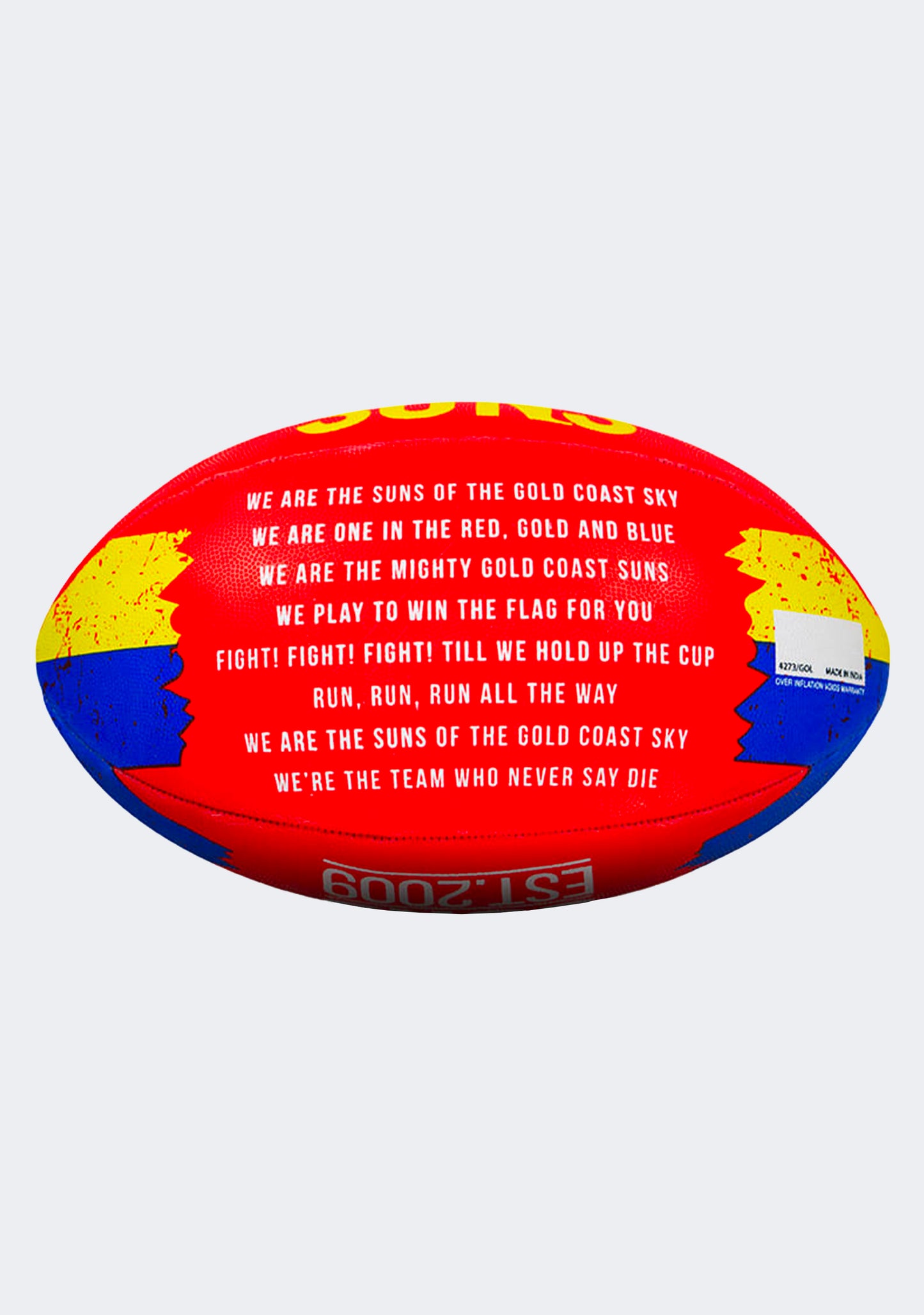 Sherrin Gold Coast Suns Song Ball