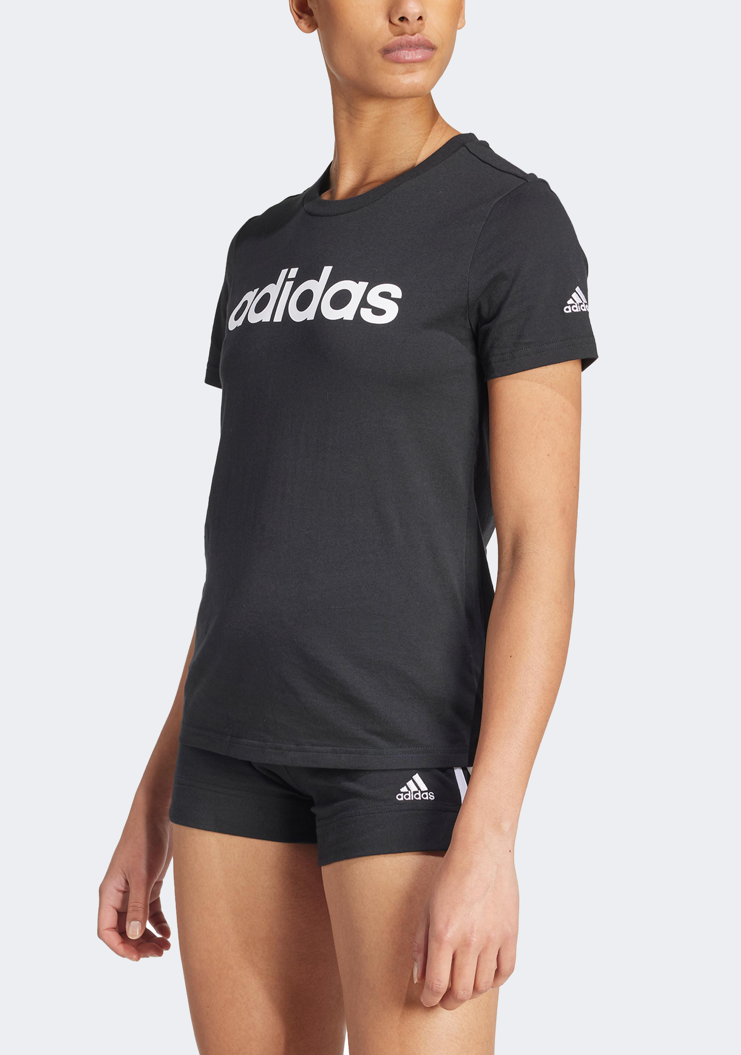 Adidas Essentials Slim Logo Tee