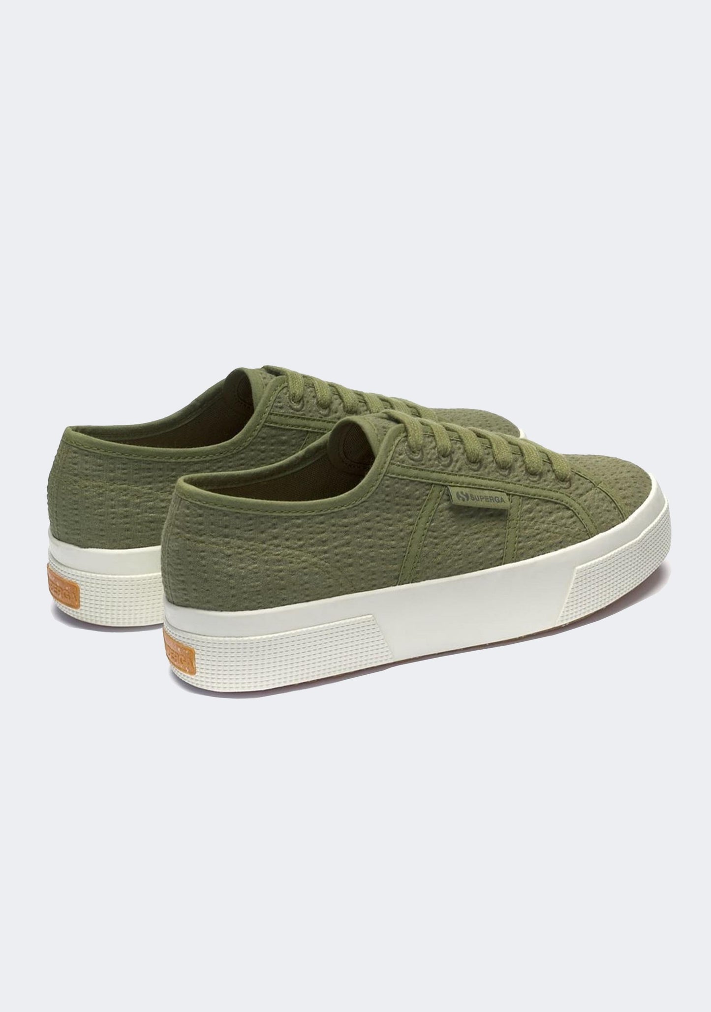 Superga 2740 Platform Organic Seersucker Sneakers