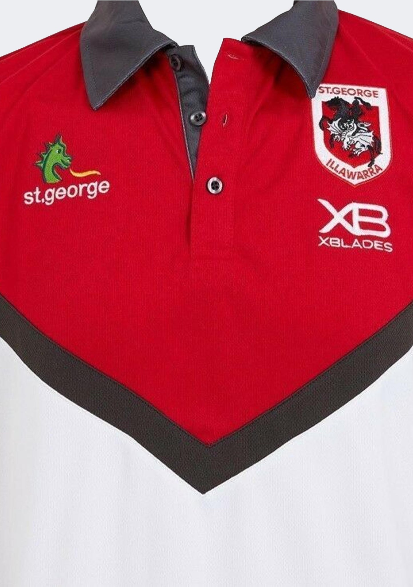 XBlades Men's St George Illawarra Dragons 2018 Media Polo