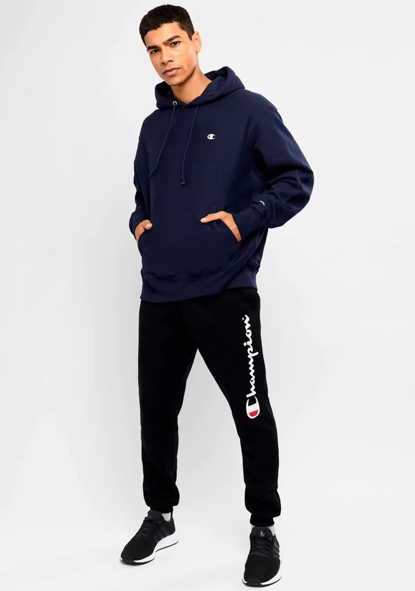 Champion Men's Script Cuff Pants Black