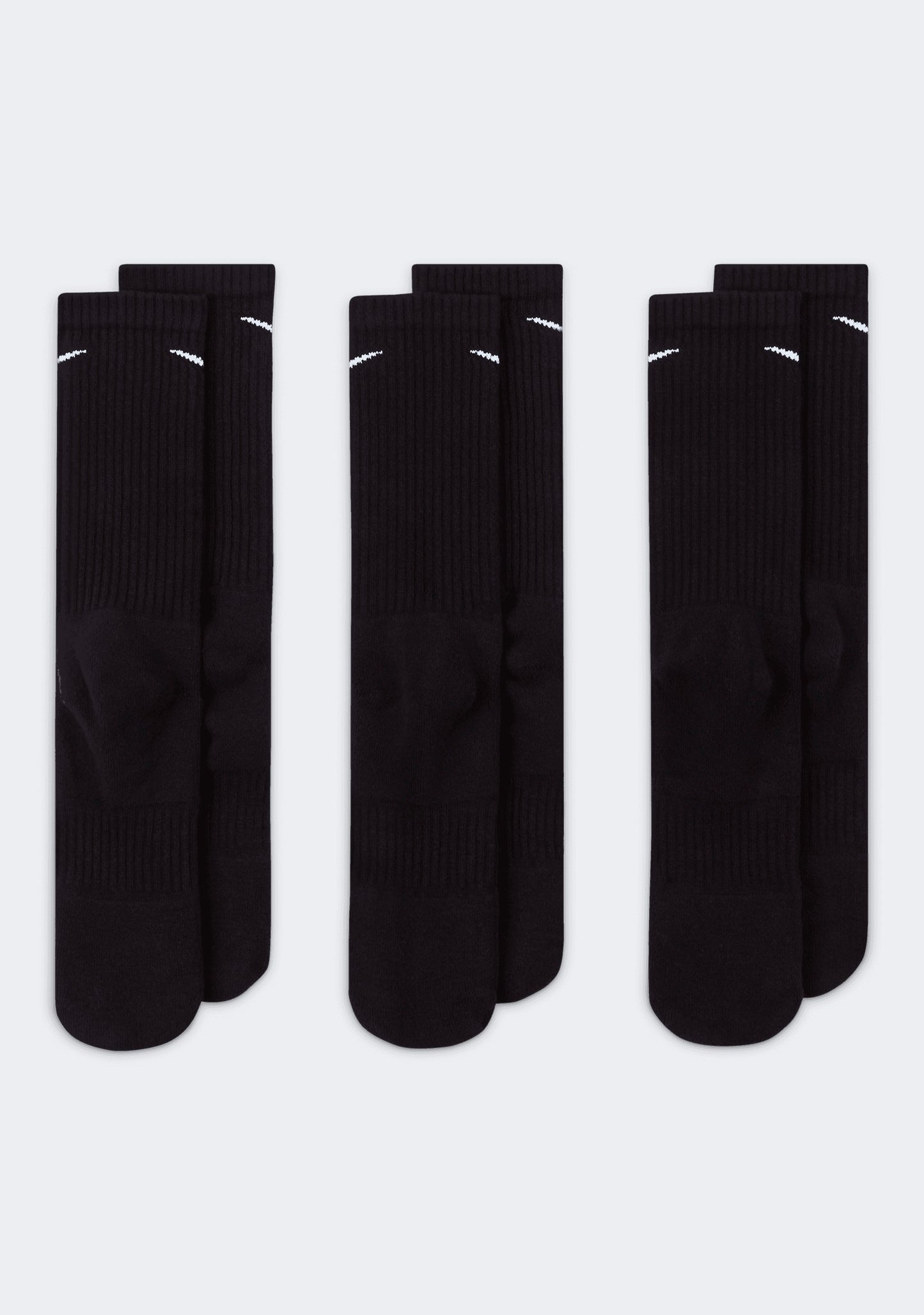Nike Adults Everyday Cushioned Training Crew Socks (3 Pack)