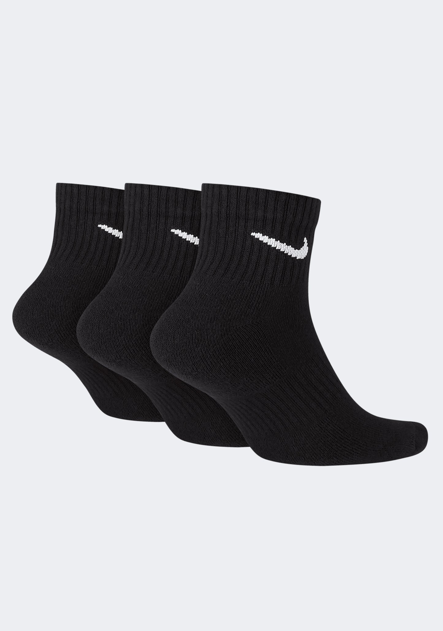 Nike Adults Everyday Cushioned Training Ankle Socks (3 Pack)