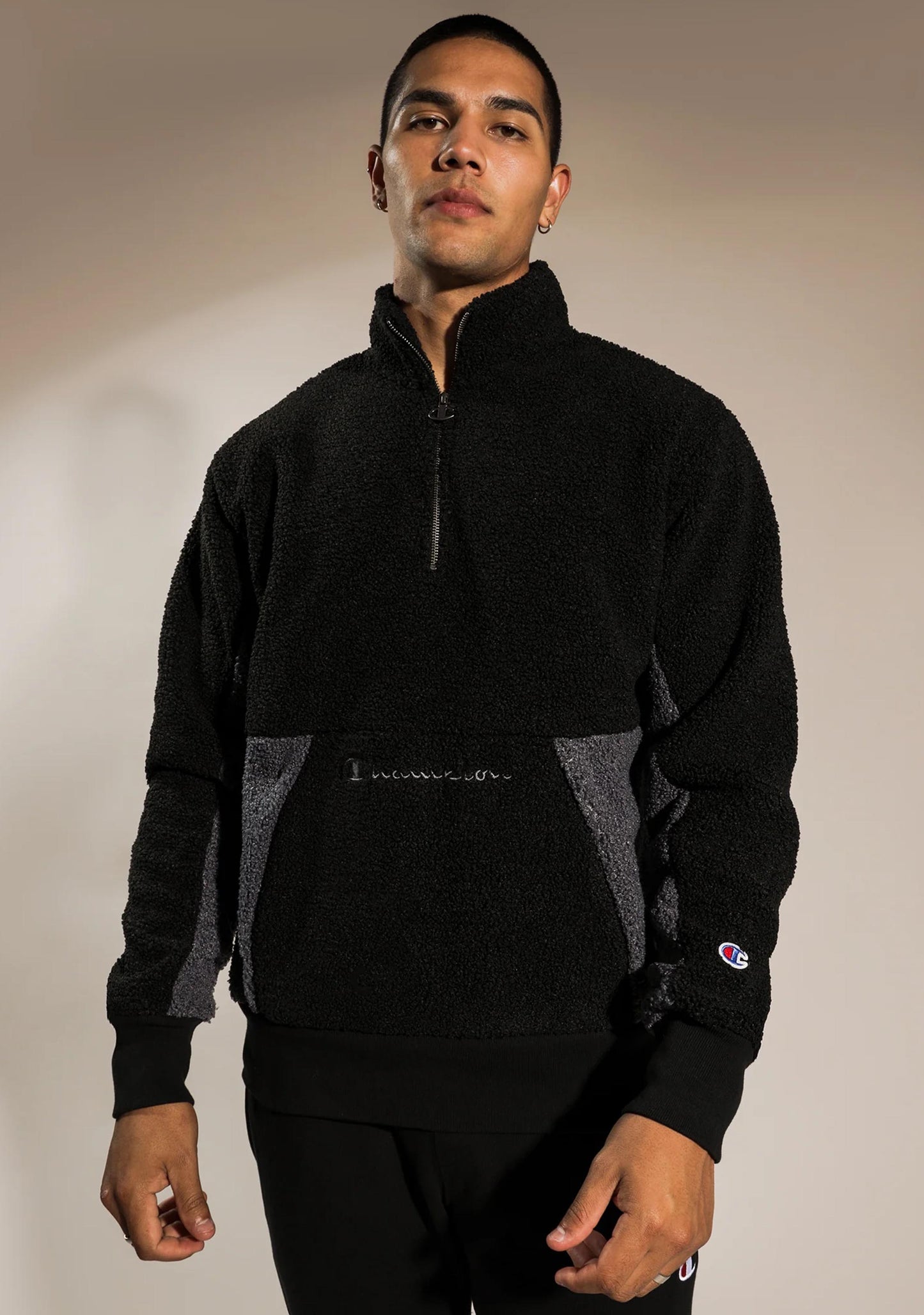 Champion Men's LFS Sherpa Qtr Zip Jacket