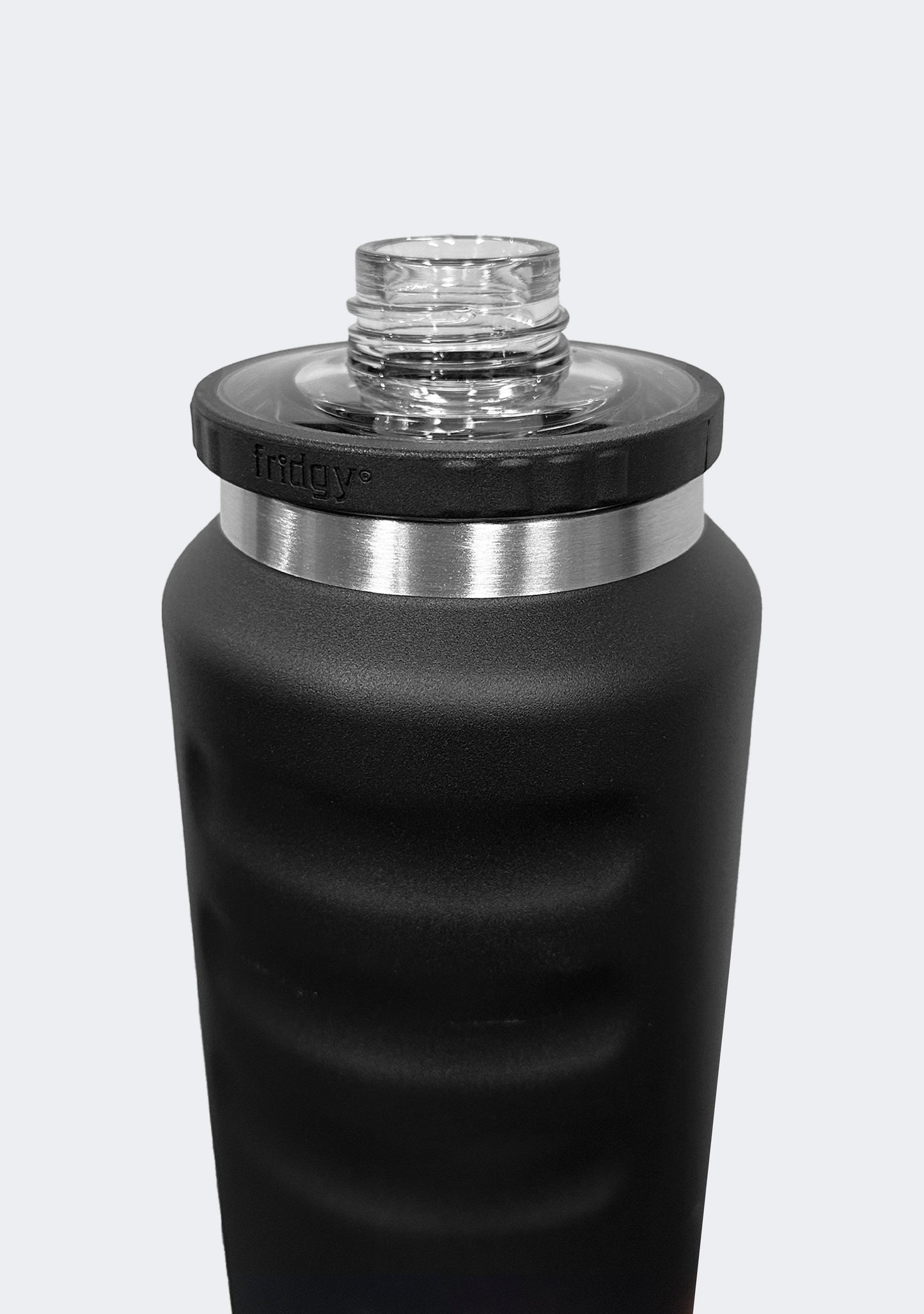 Fridgy 1080mL Grip Range Dual Lid Water Bottle Black