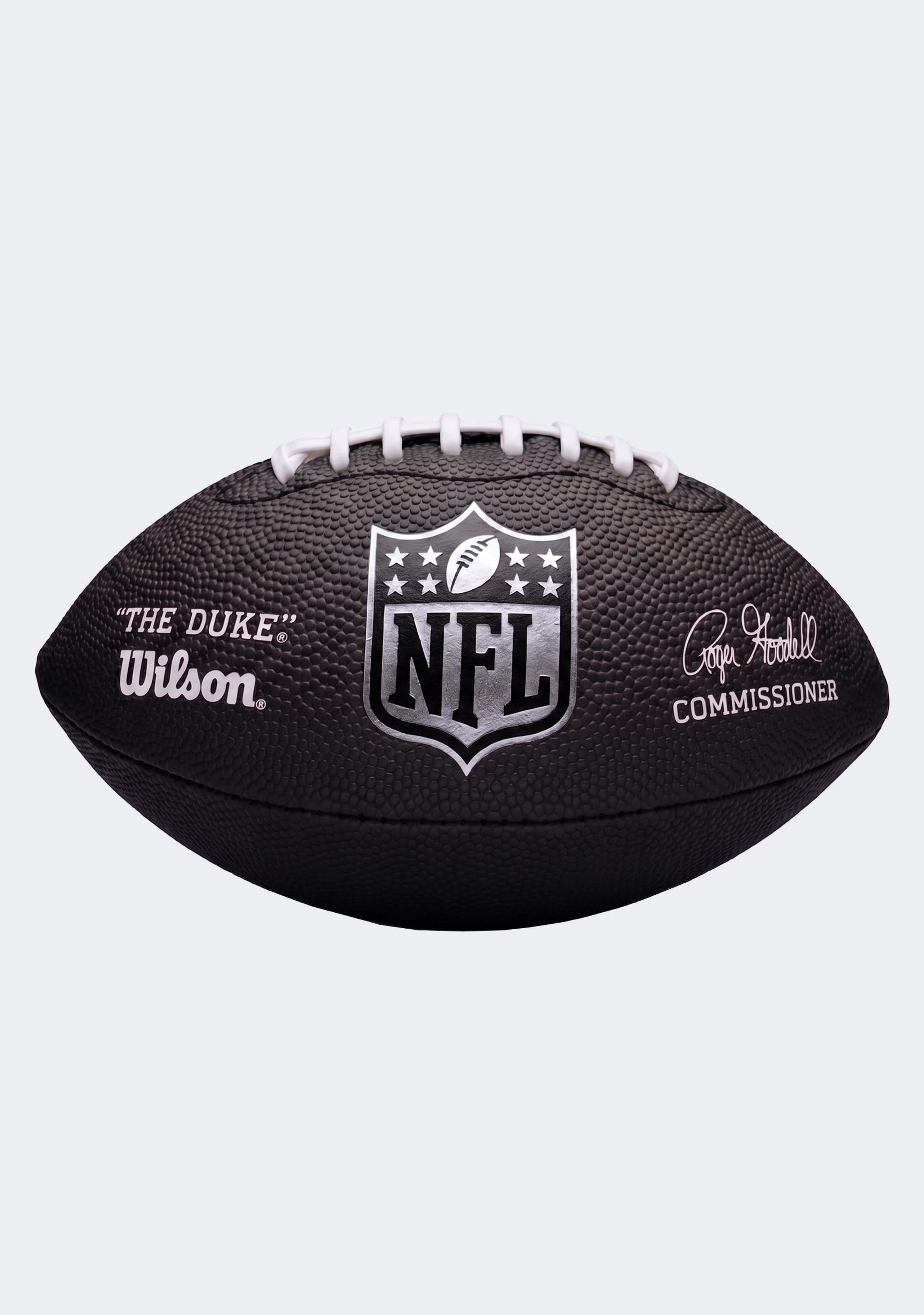 Wilson The Duke Mini Replica Football Black – Jim Kidd Sports