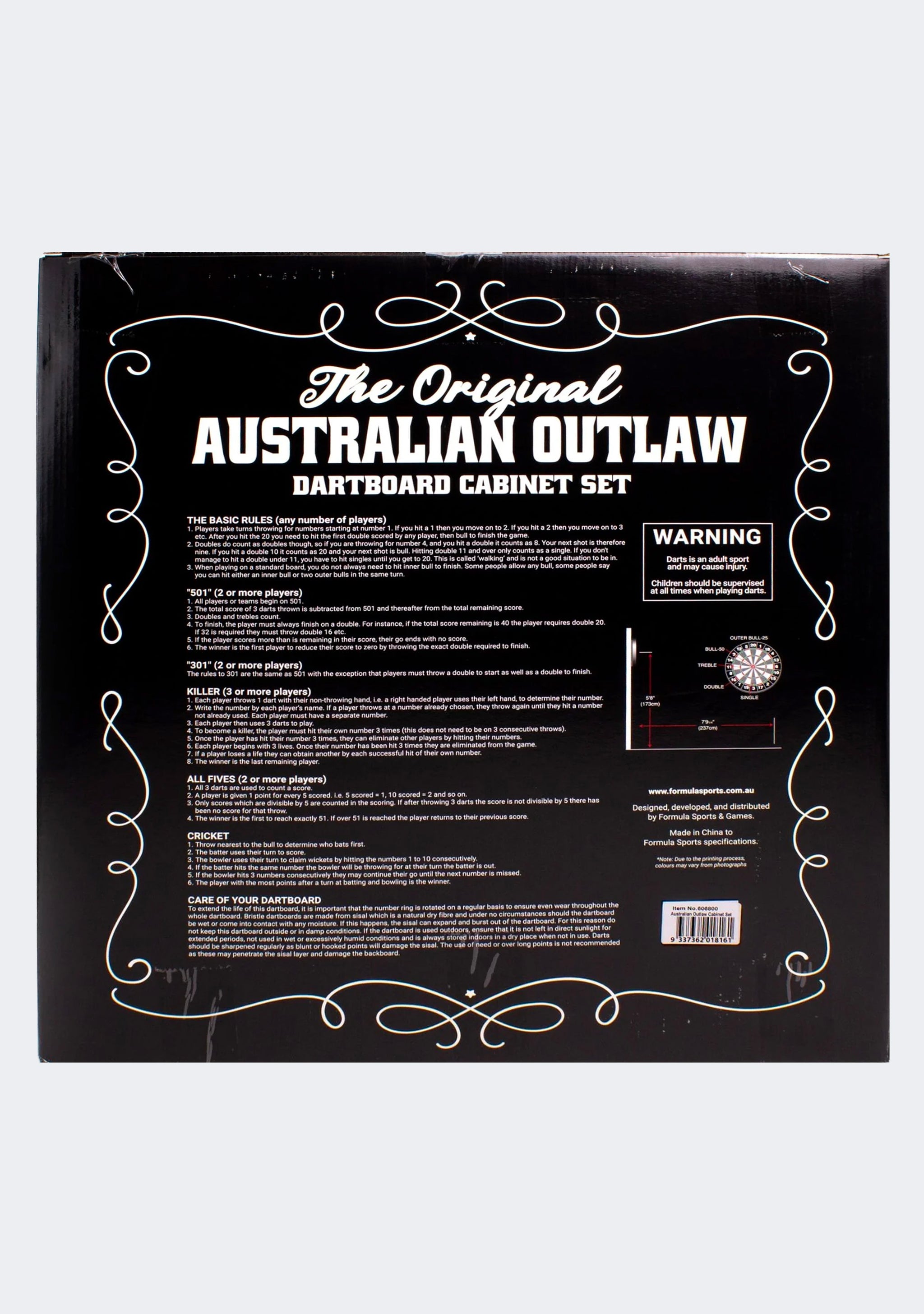 Formula Sports Australian Outlaw Cabinet Set