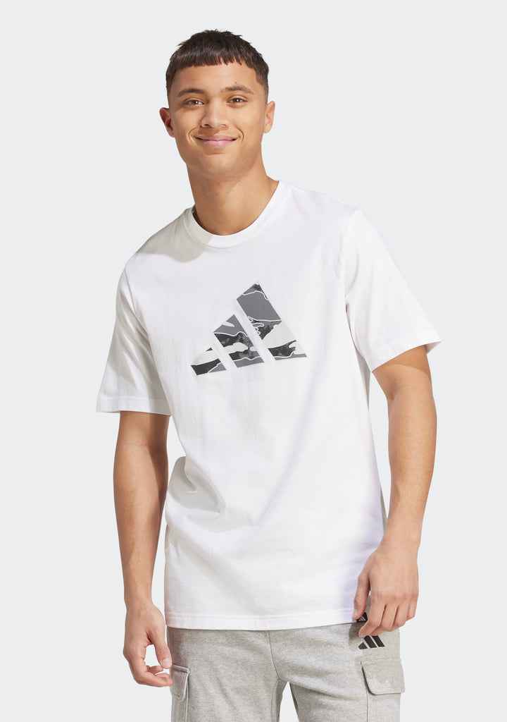 Adidas Men's Camo Logo Graphic Tee