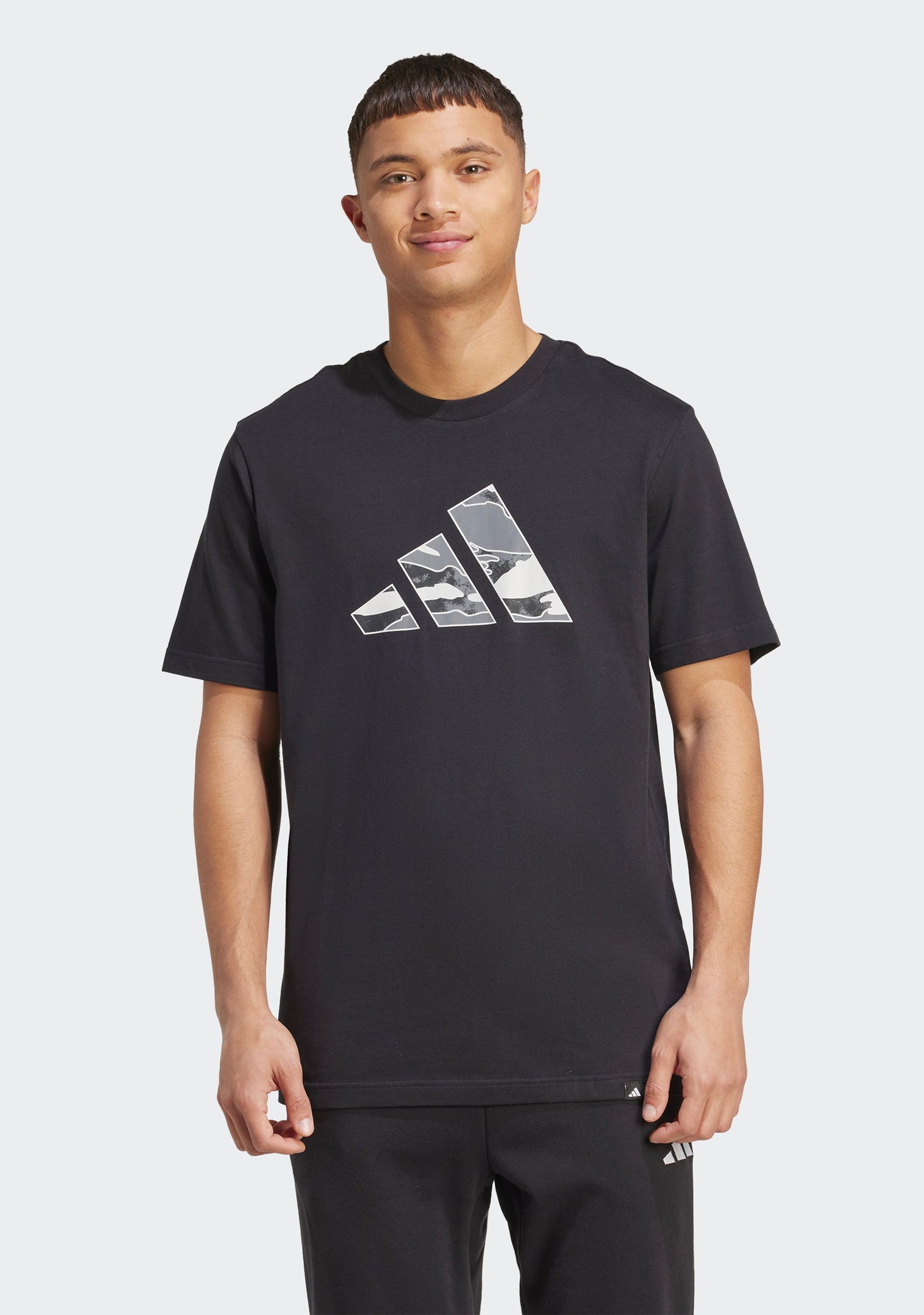 Adidas Men's Camo Logo Graphic Tee