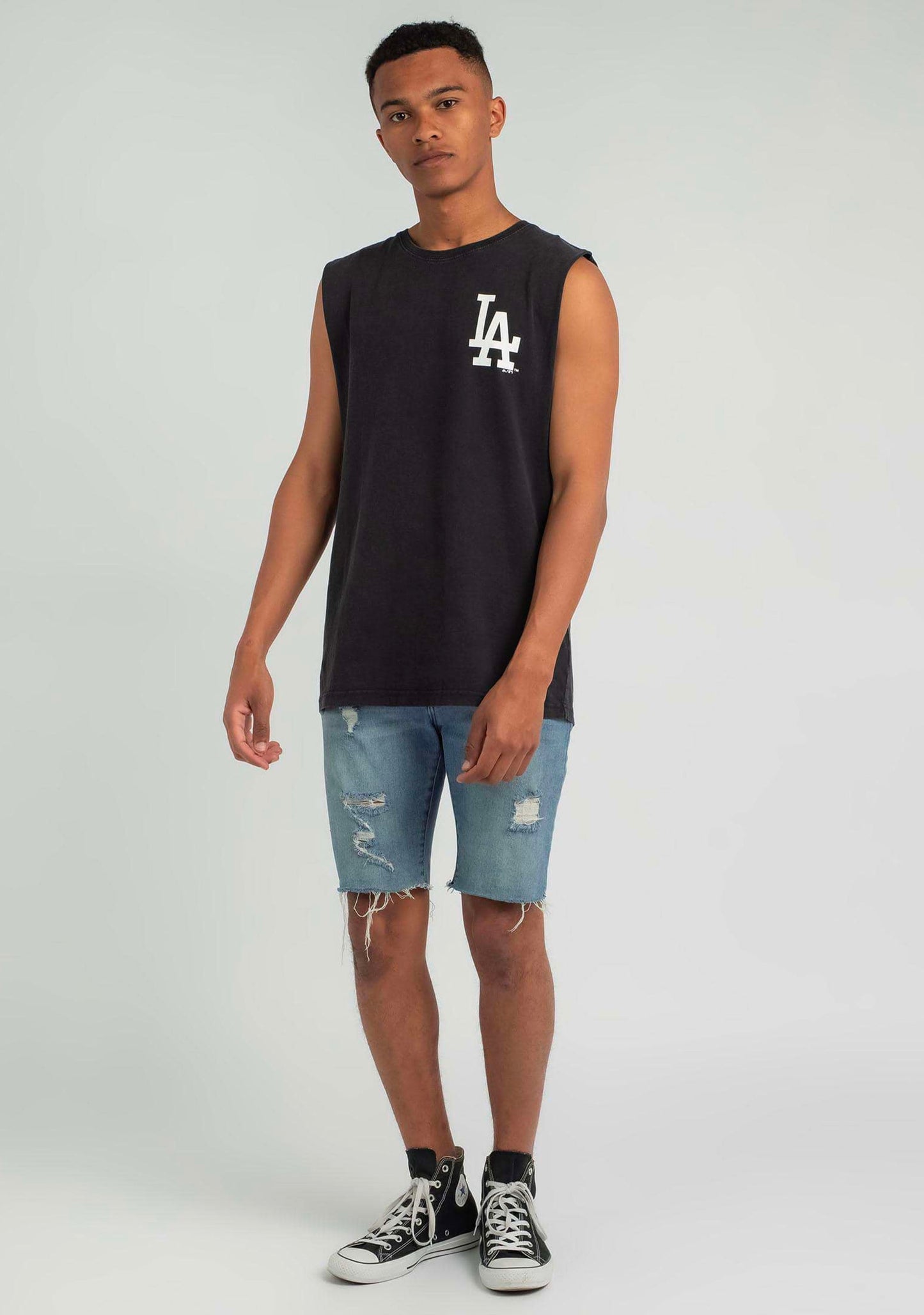 Majestic Athletic Men’s Los Angeles Dodgers Grad Patterson Muscle Tank