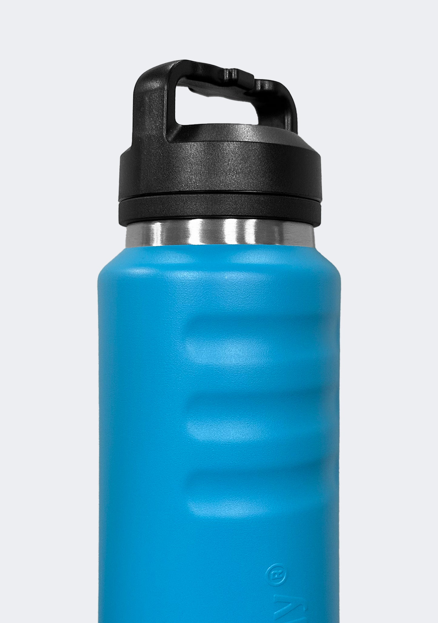Fridgy 1080mL Grip Range Dual Lid Water Bottle Neon Blue