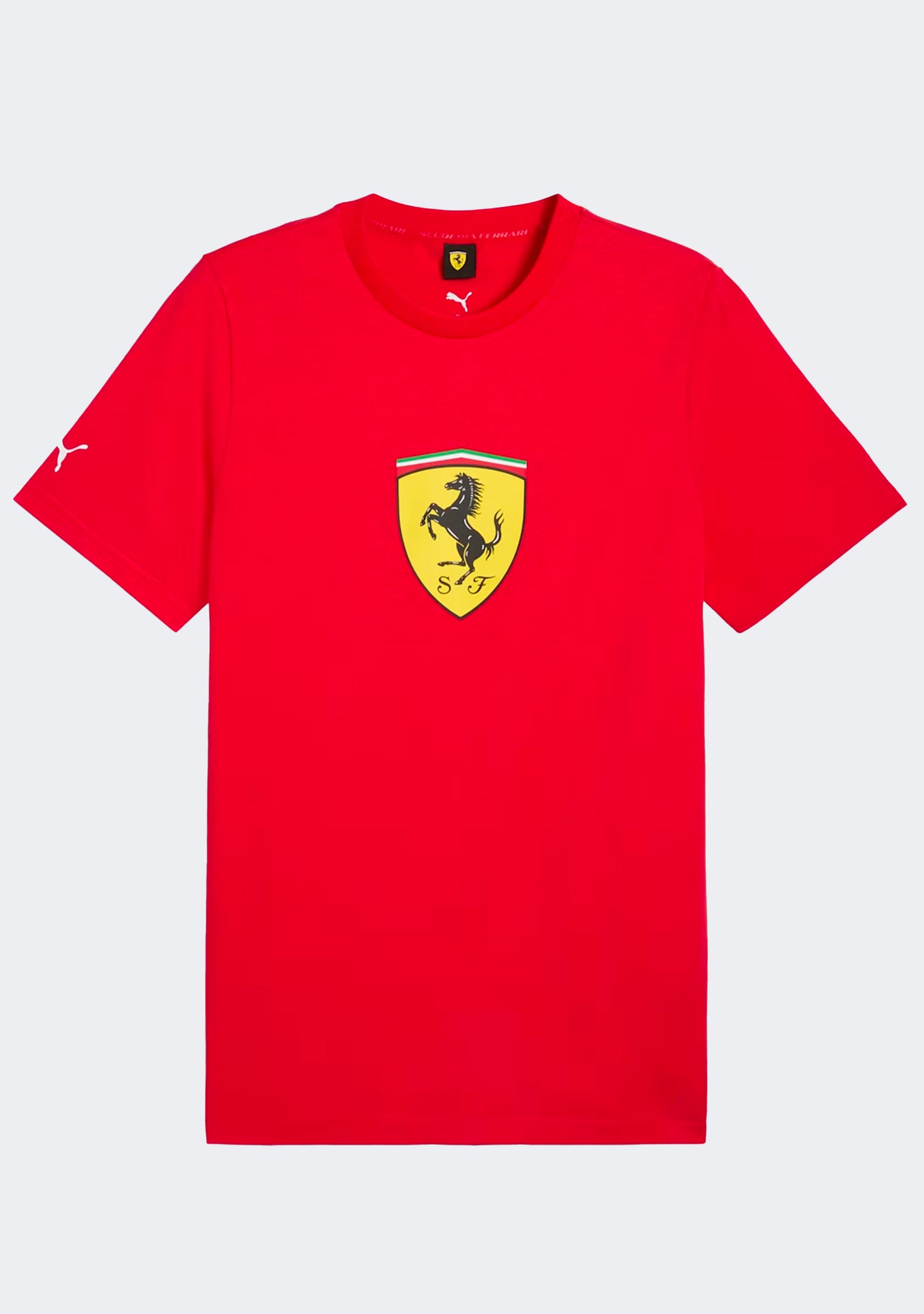 Puma Men's Scuderia Ferrari Race Coloured Big Shield T-Shirt