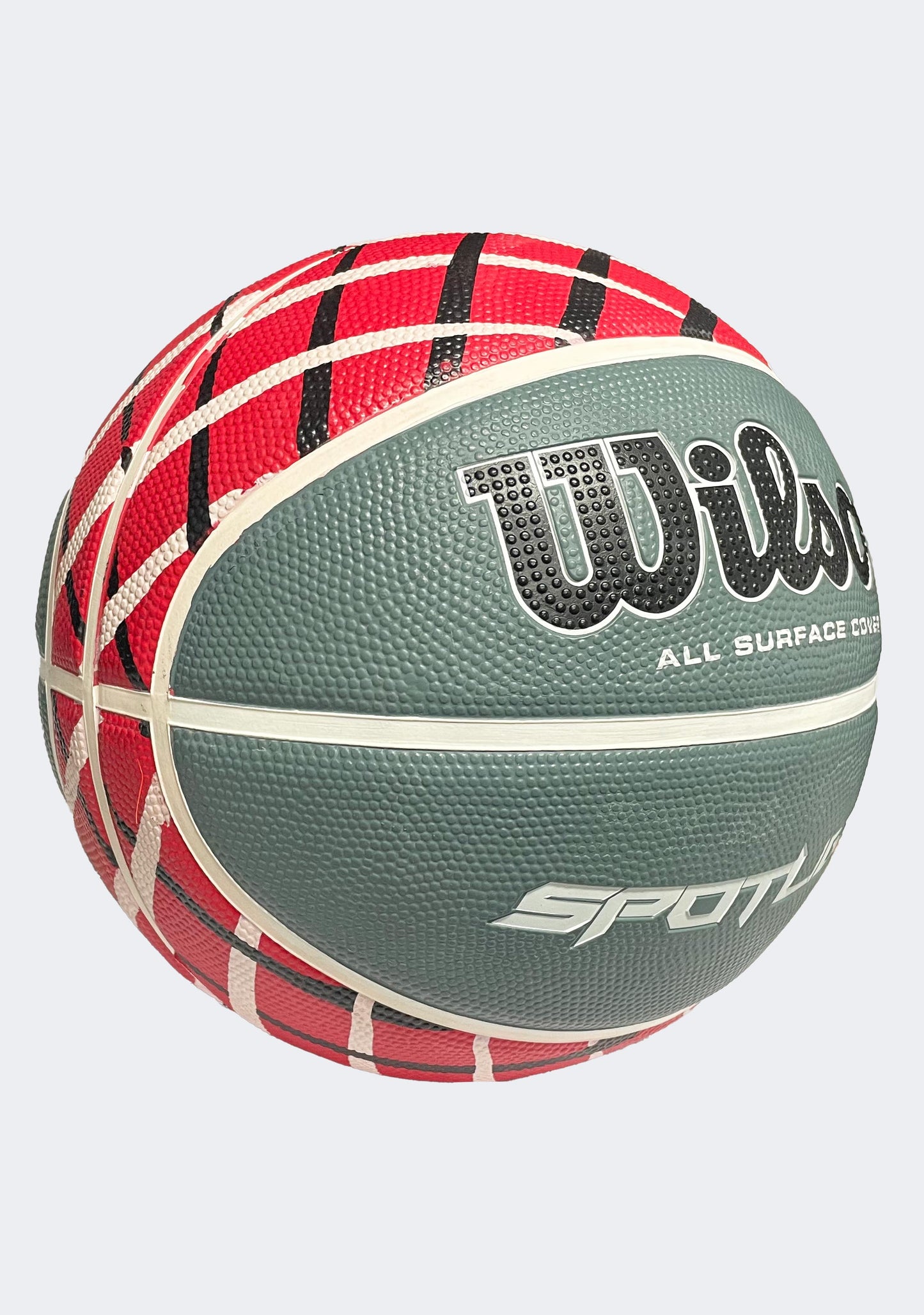 Wilson Spotlight Size 7 Basketball Red/Grey/White