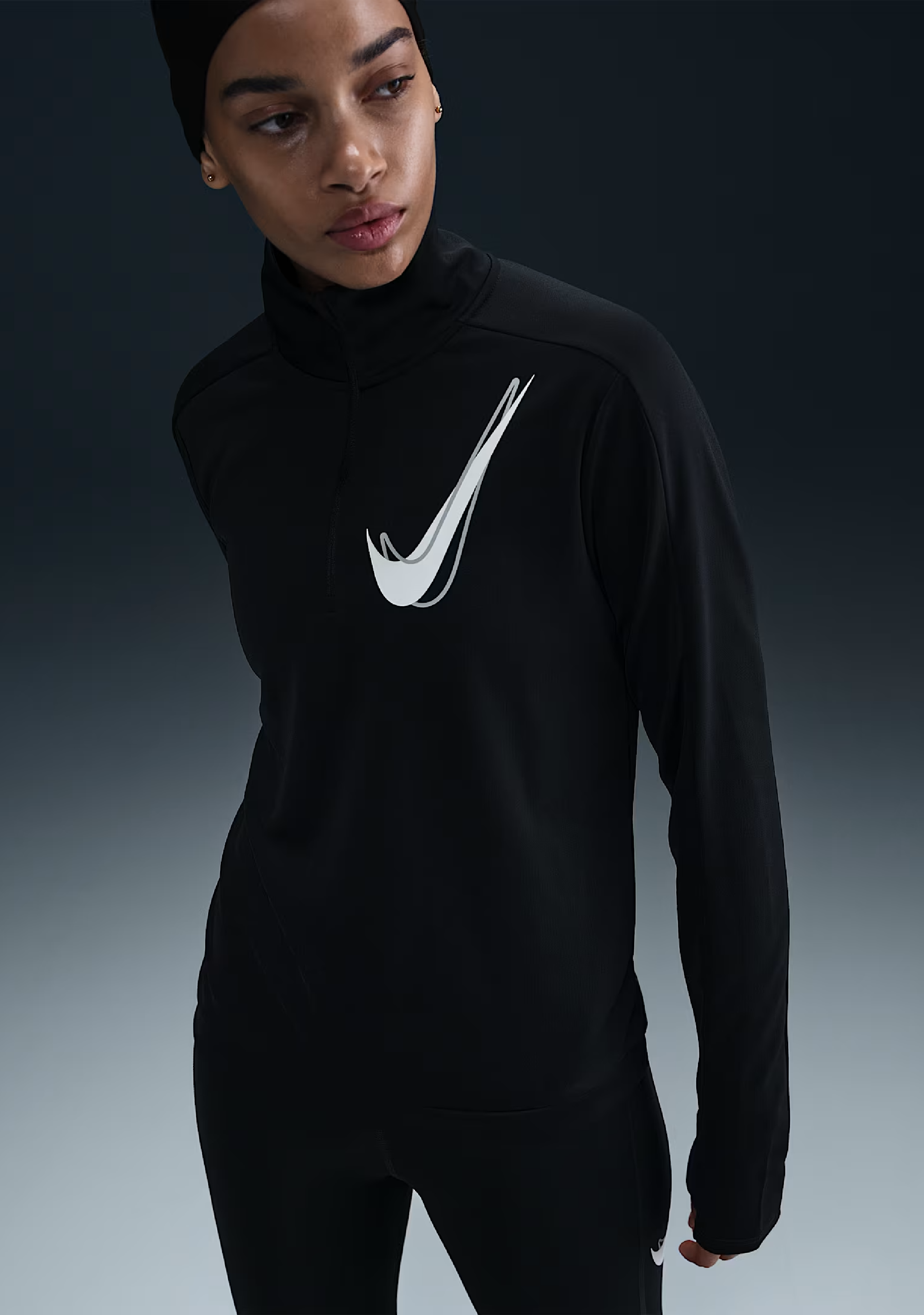 Nike Swoosh Women's Dri-FIT 1/2-Zip Running Mid Layer