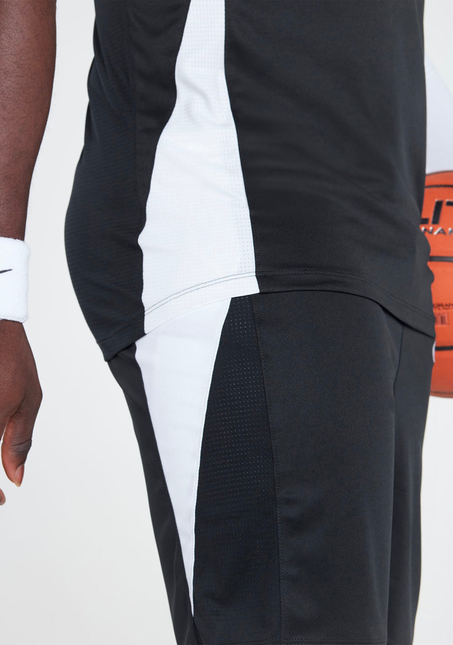 Nike Men's Team Basketball Shorts - Black/White