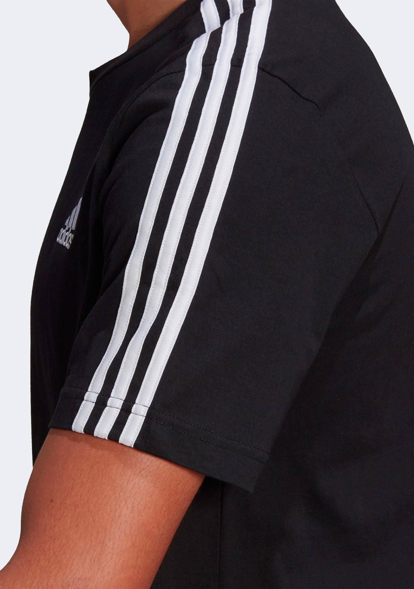 Adidas Men’s Essentials 3 Stripes Tee