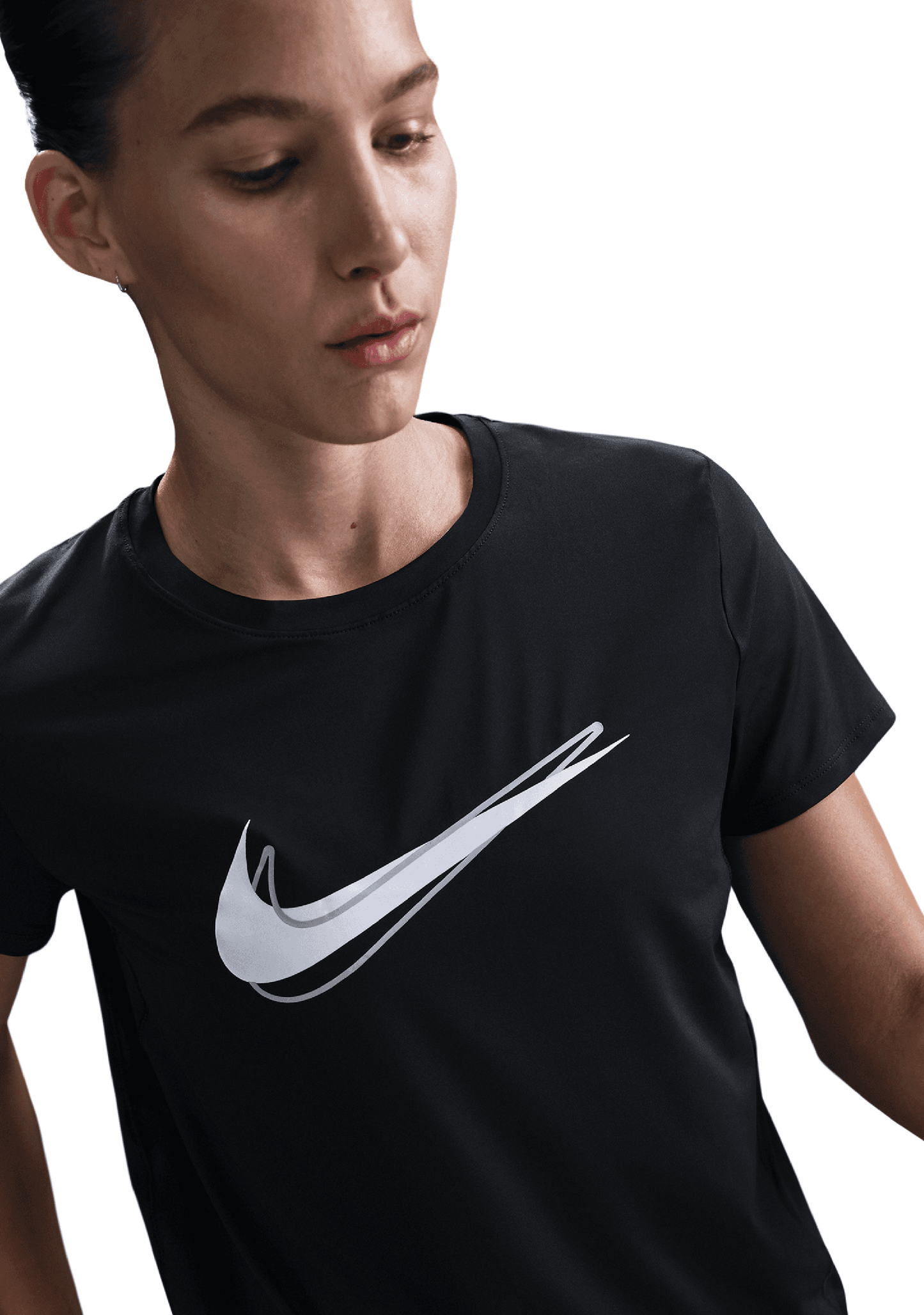 Nike Women's One Swoosh Dri-FIT Short-Sleeve Running Top