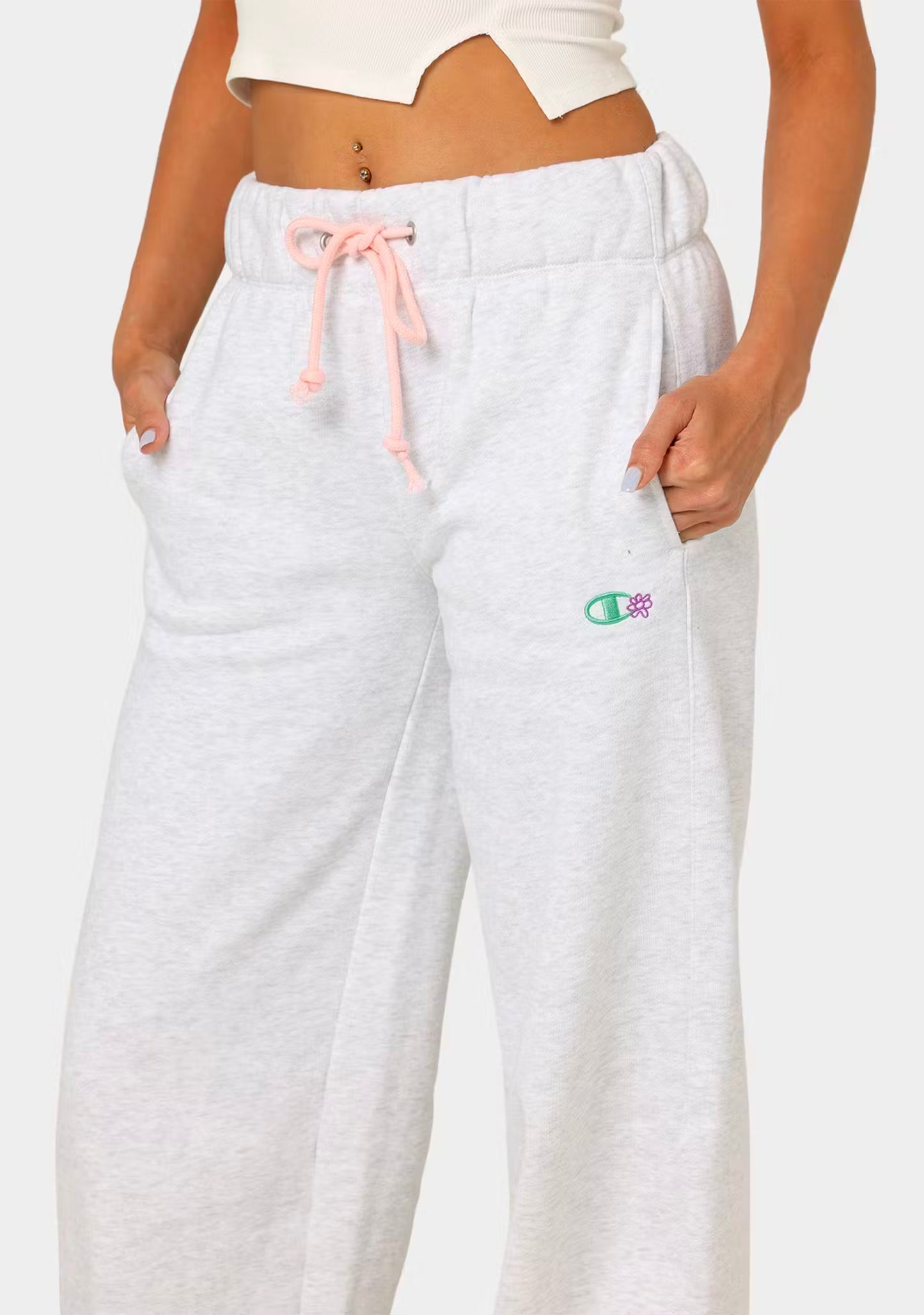 Champion Women's Reverse Weave Daisies Puddle Track Pants