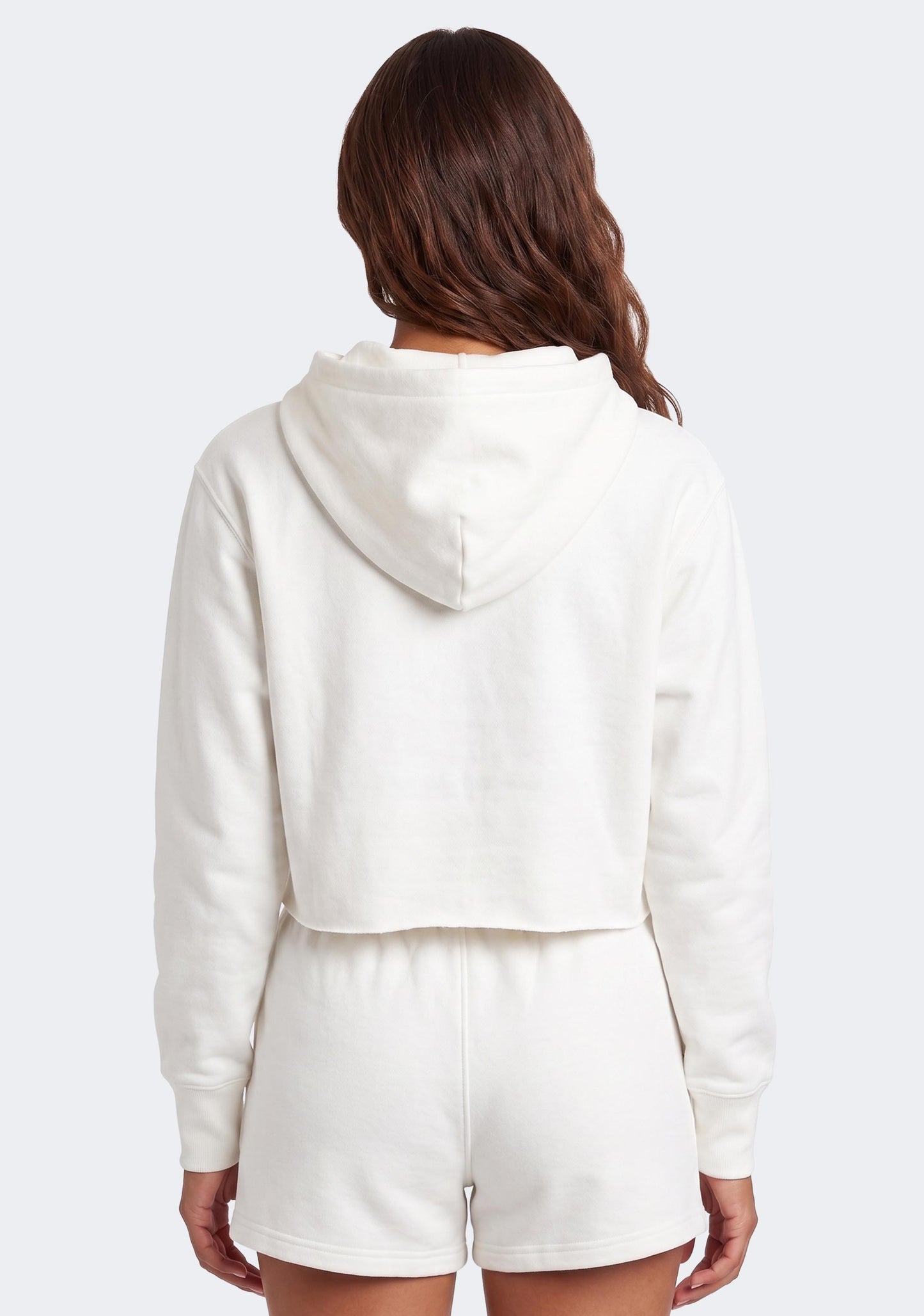 Champion Women's Reverse Weave Small C Logo Crop Hoodie