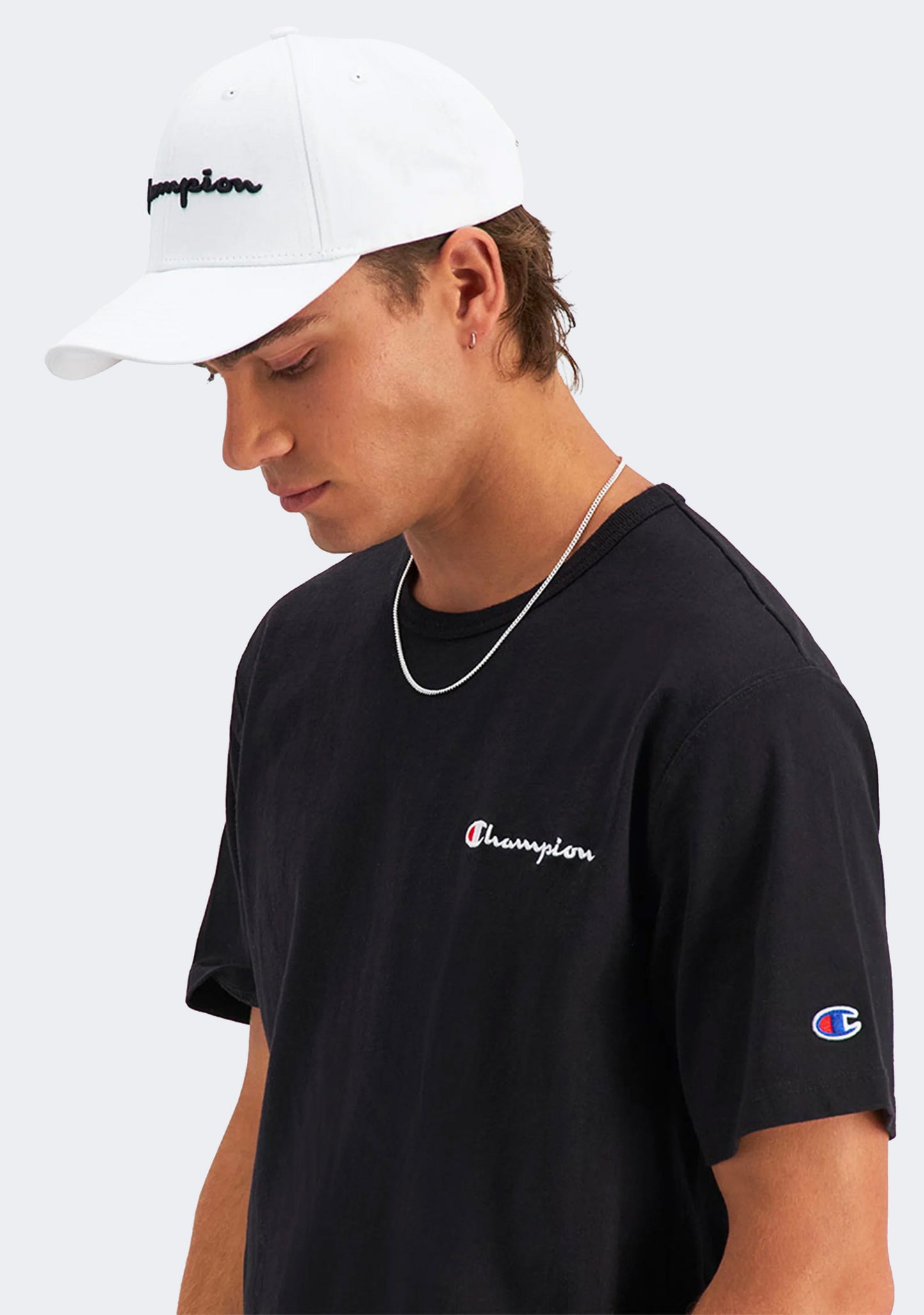 Champion Unisex Script Embroidered Logo Cap
