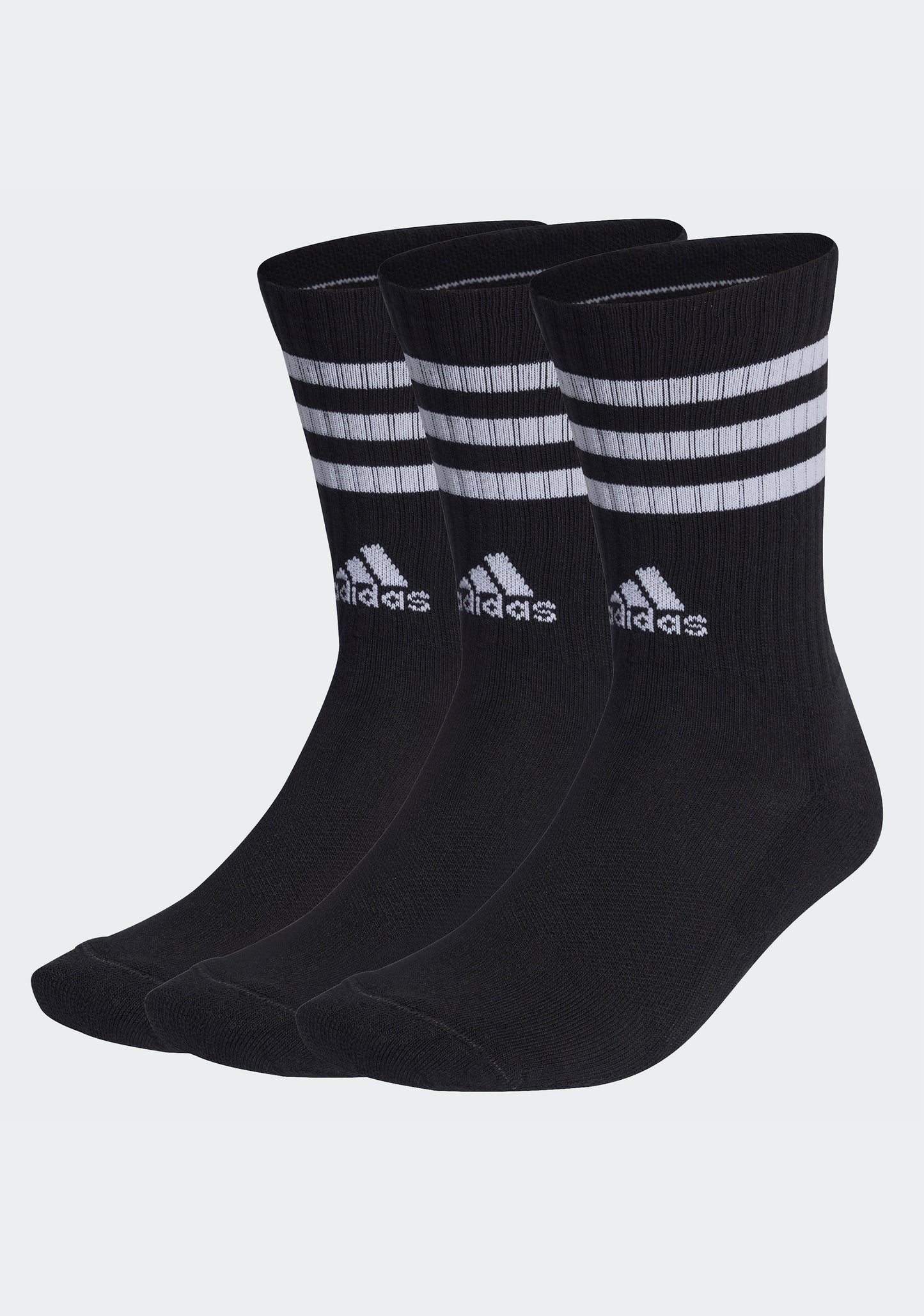 Adidas 3-Stripes Cushioned Crew Socks 3 Pack
