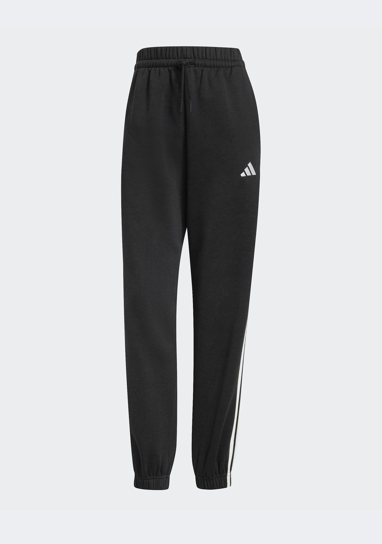 Adidas Women's Essentials 3-Stripes Fleece Loose-Fit Cuff Pants