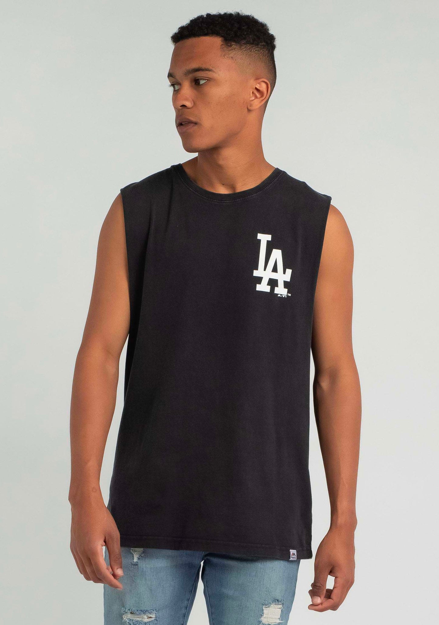 Majestic Athletic Men’s Los Angeles Dodgers Grad Patterson Muscle Tank