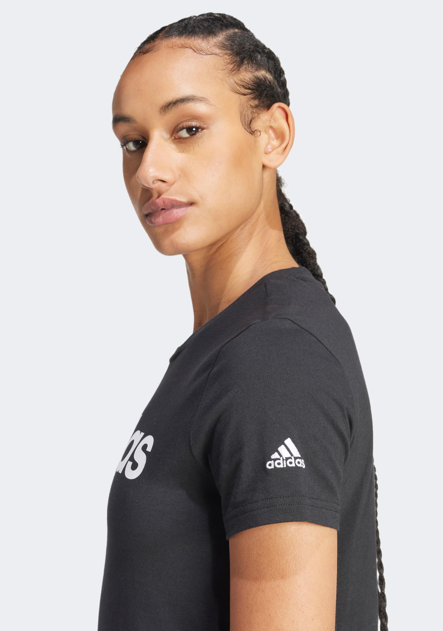 Adidas Essentials Slim Logo Tee