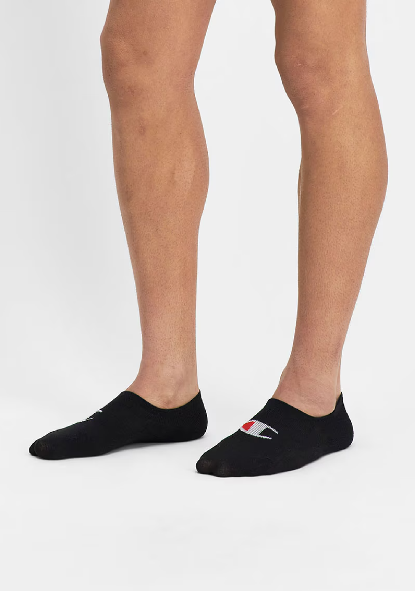 Champion C Logo Sneaker Socks 2 Pack Black