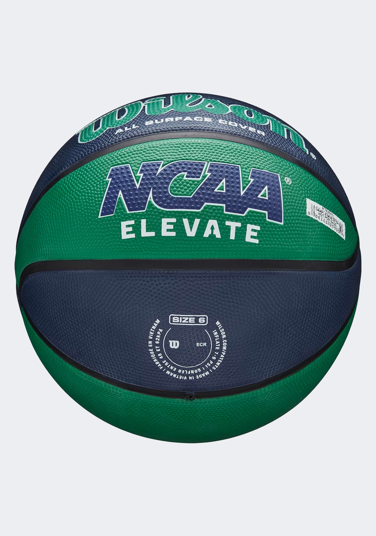 Wilson NCAA Elevate Basketball Green/Navy