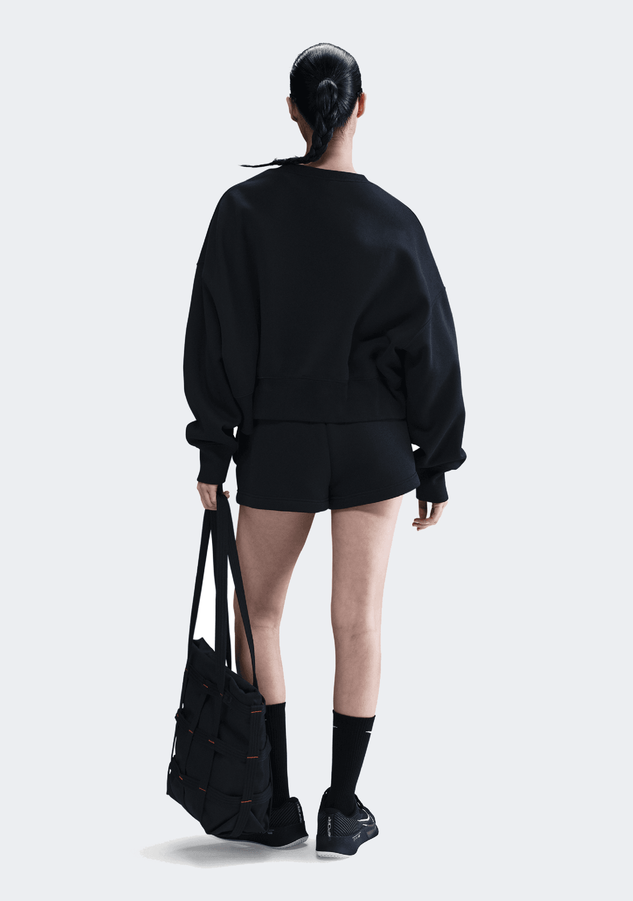 Nike Court Phoenix Fleece Women's High-Waisted Loose Shorts