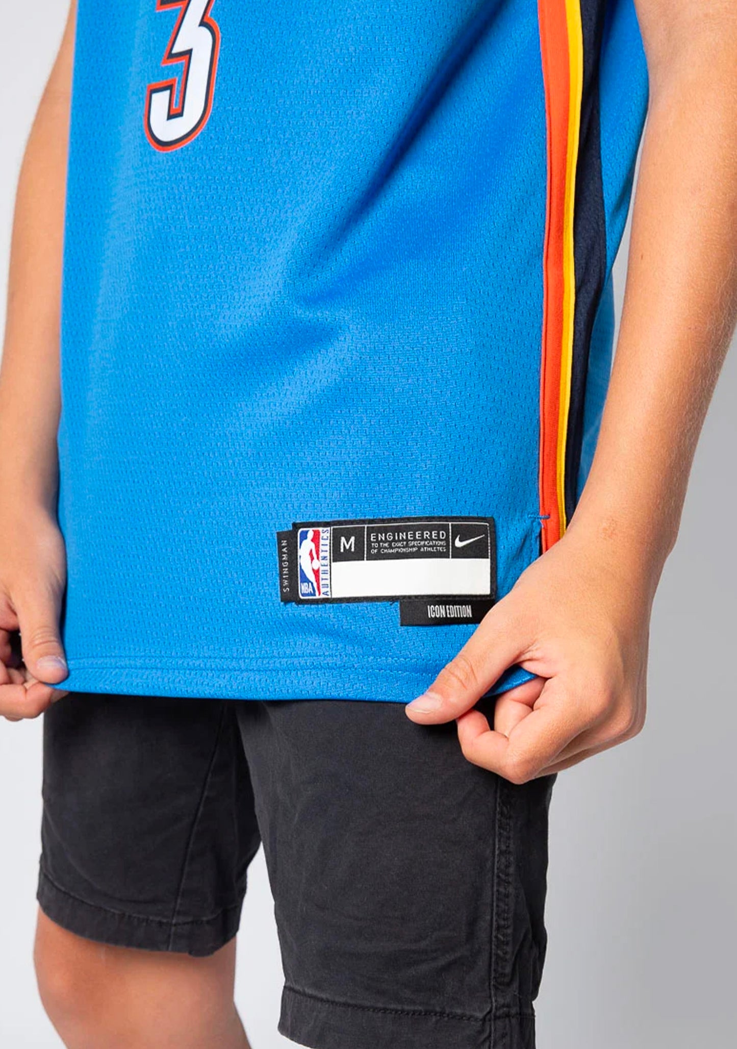 Nike Kids' Josh Giddey Oklahoma City Thunder NBA Youth Swingman Jersey with FREE Wilson Spotlight Basketball