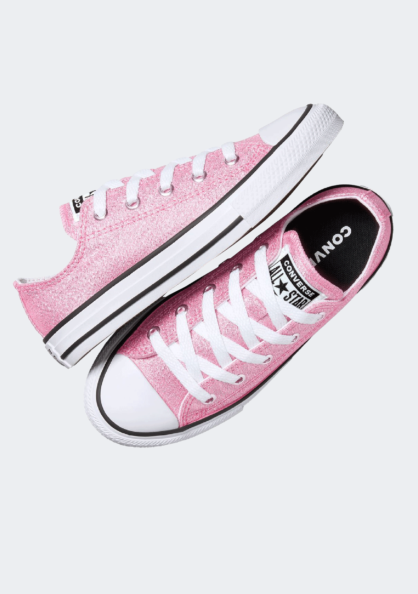 Converse Kids Chuck Taylor All Star 2V Prism Glitter Low Top