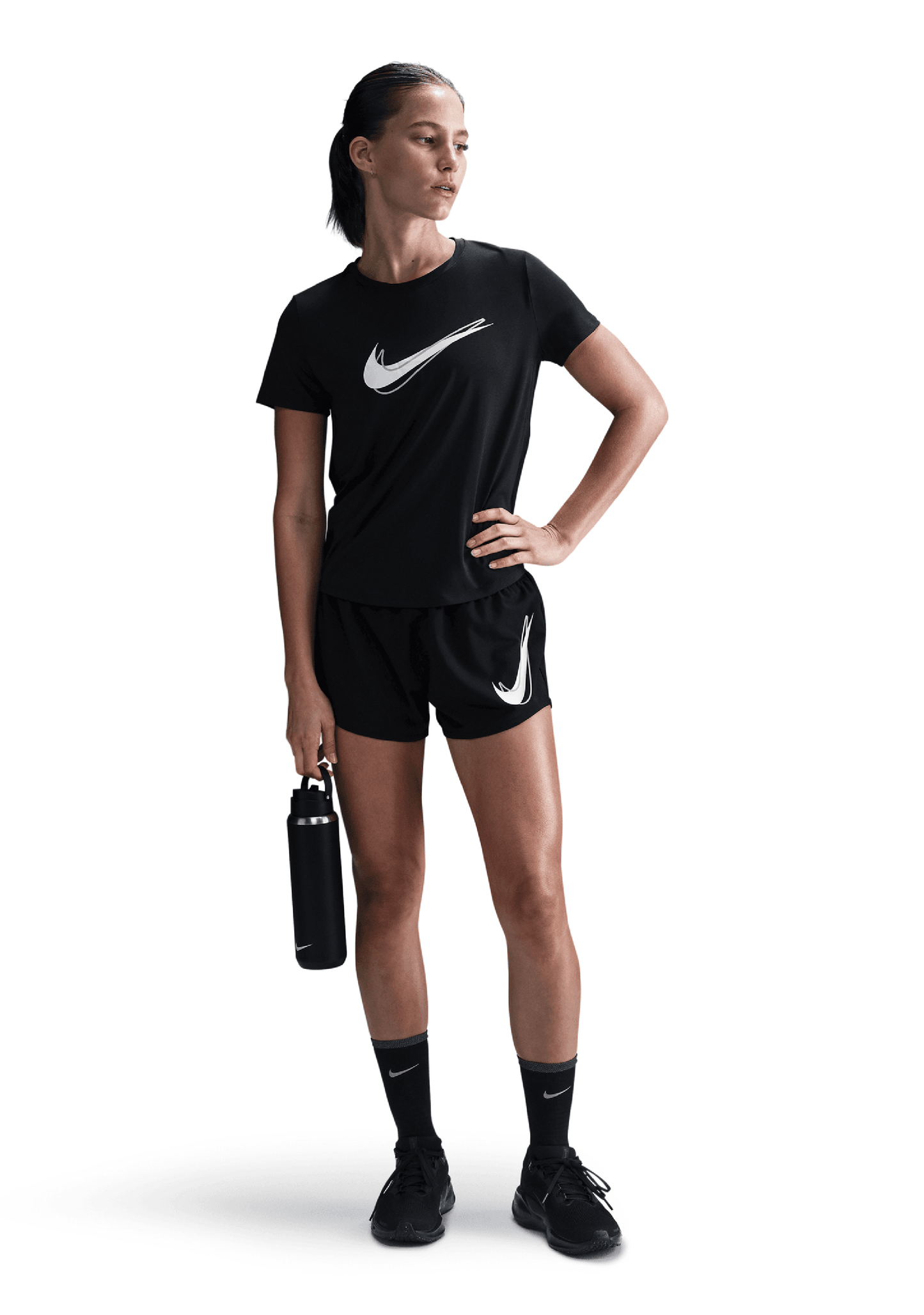 Nike Women's One Swoosh Dri-FIT Short-Sleeve Running Top