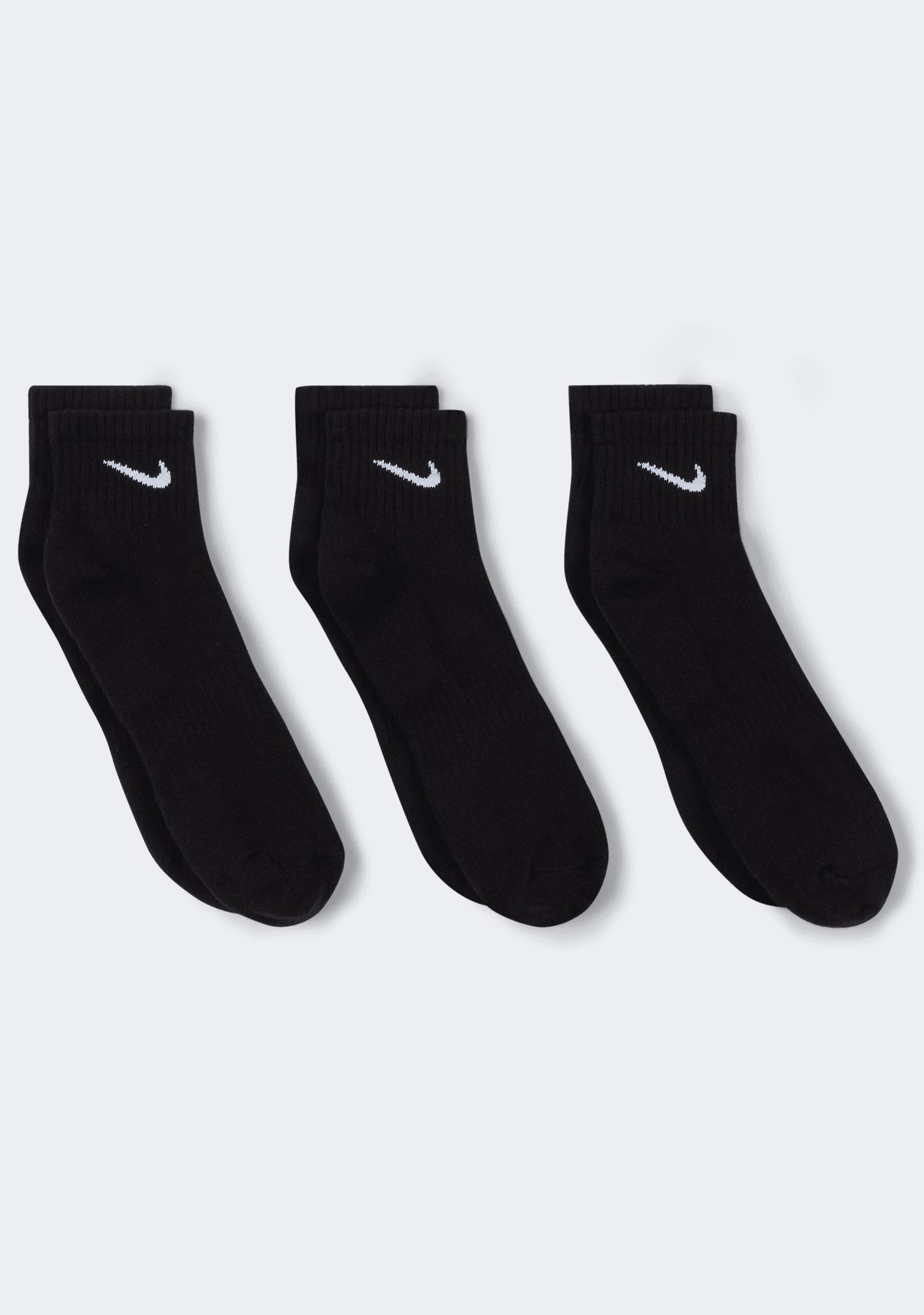 Nike Adults Everyday Cushioned Training Ankle Socks (3 Pack)